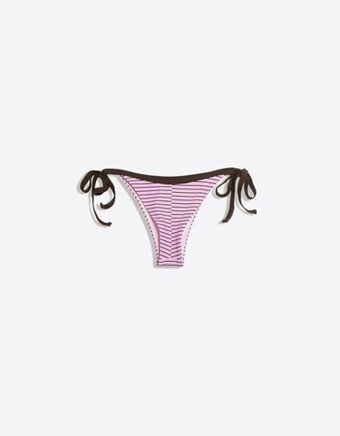 Contrast Brazilian bikini briefs — Pink 6