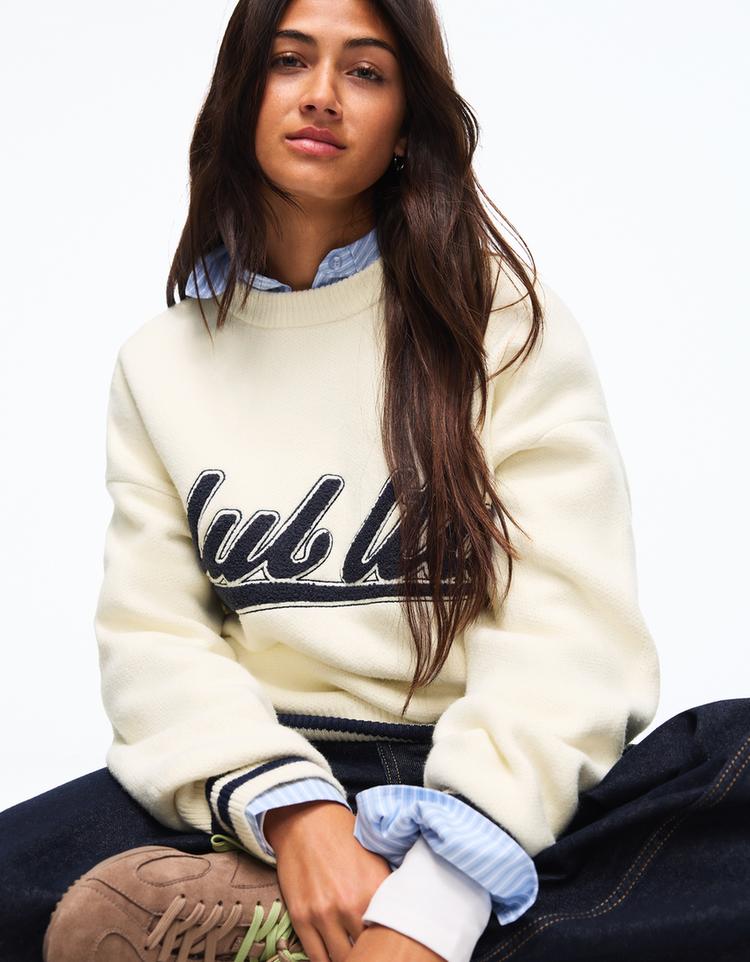 Havlu efektli baskılı jarse