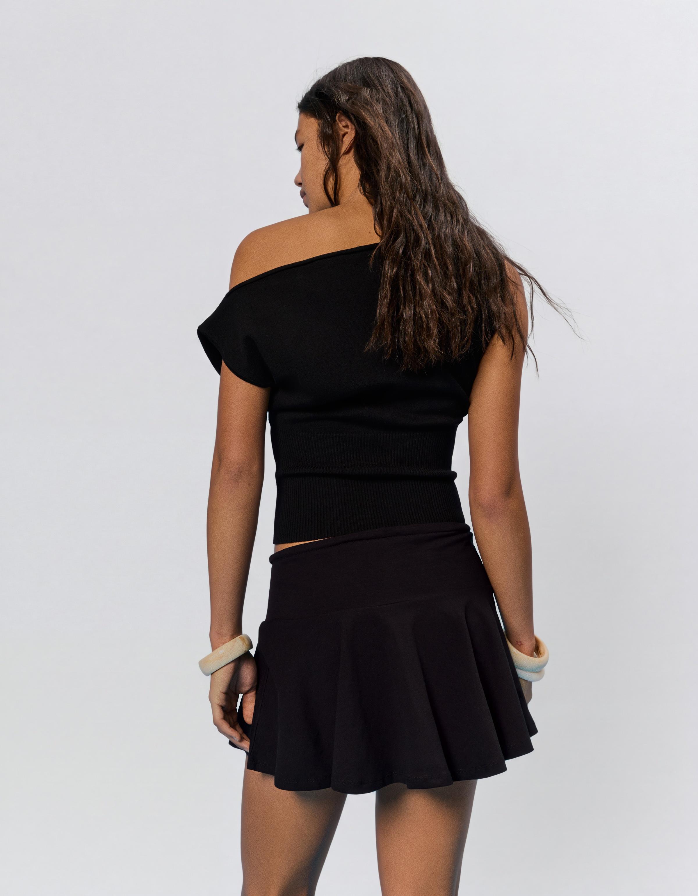 Beli bağlamalı mini şort etek - Görsel 31