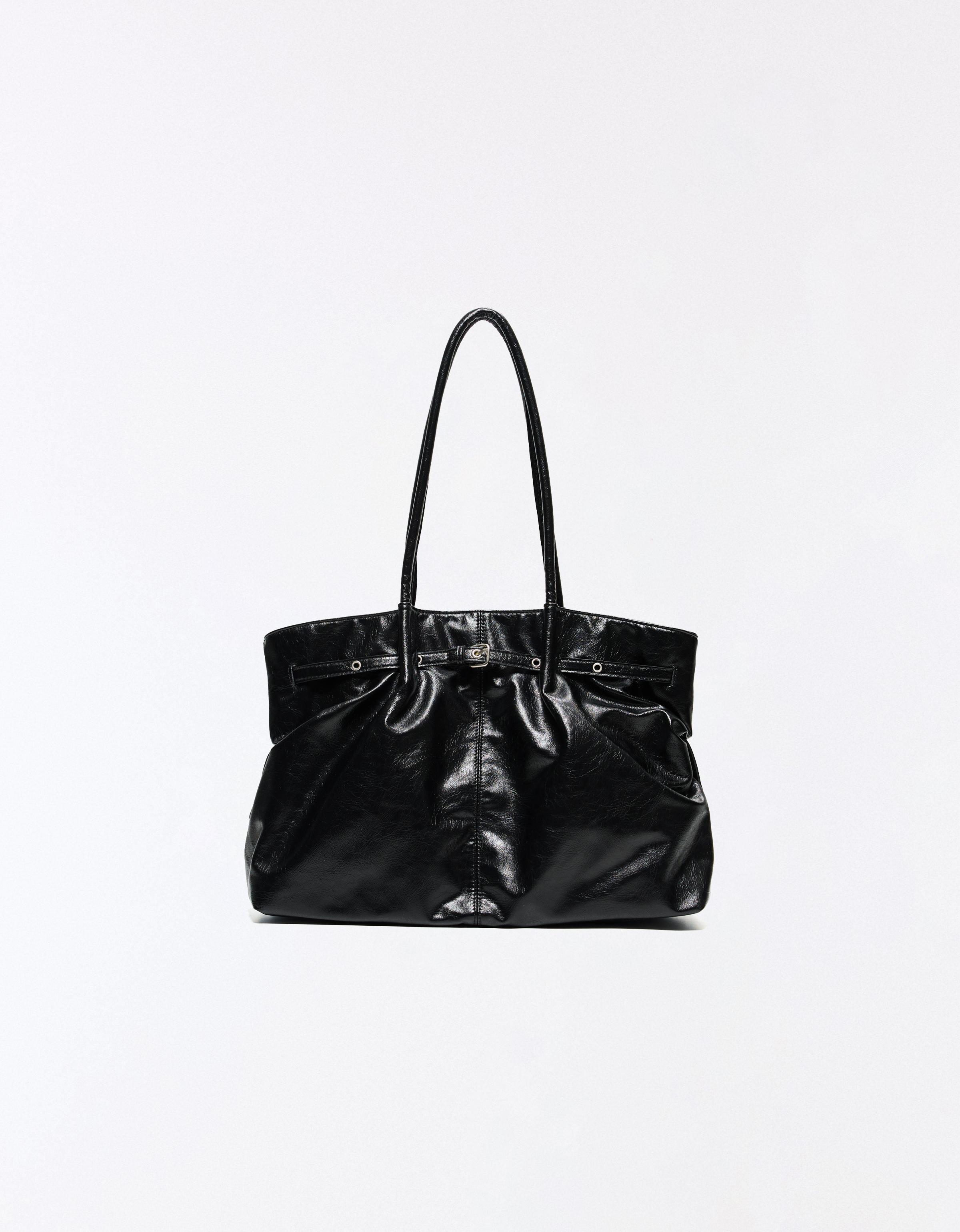 Belt shopper bag — Black