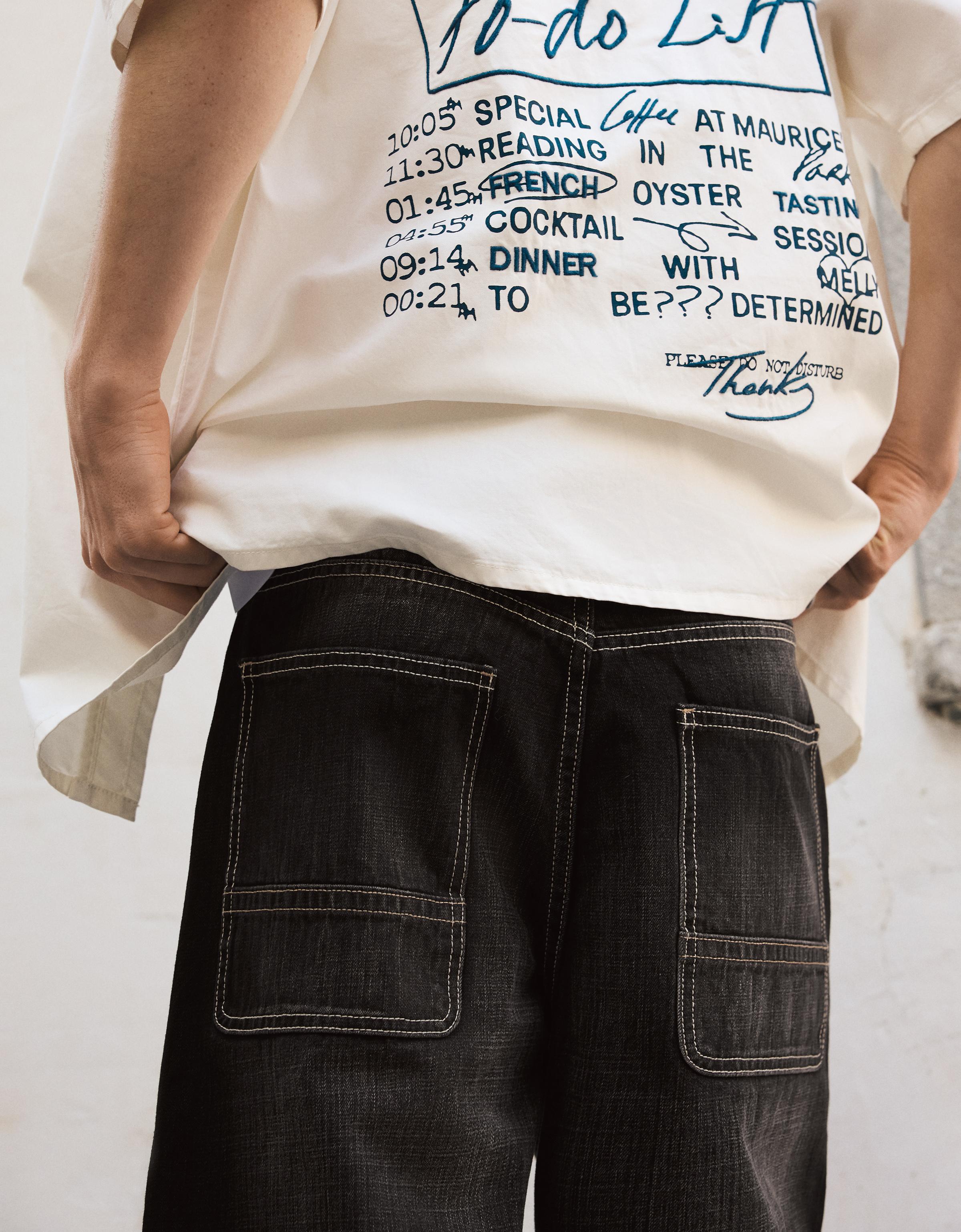 Skater denim bermuda - Görsel 124