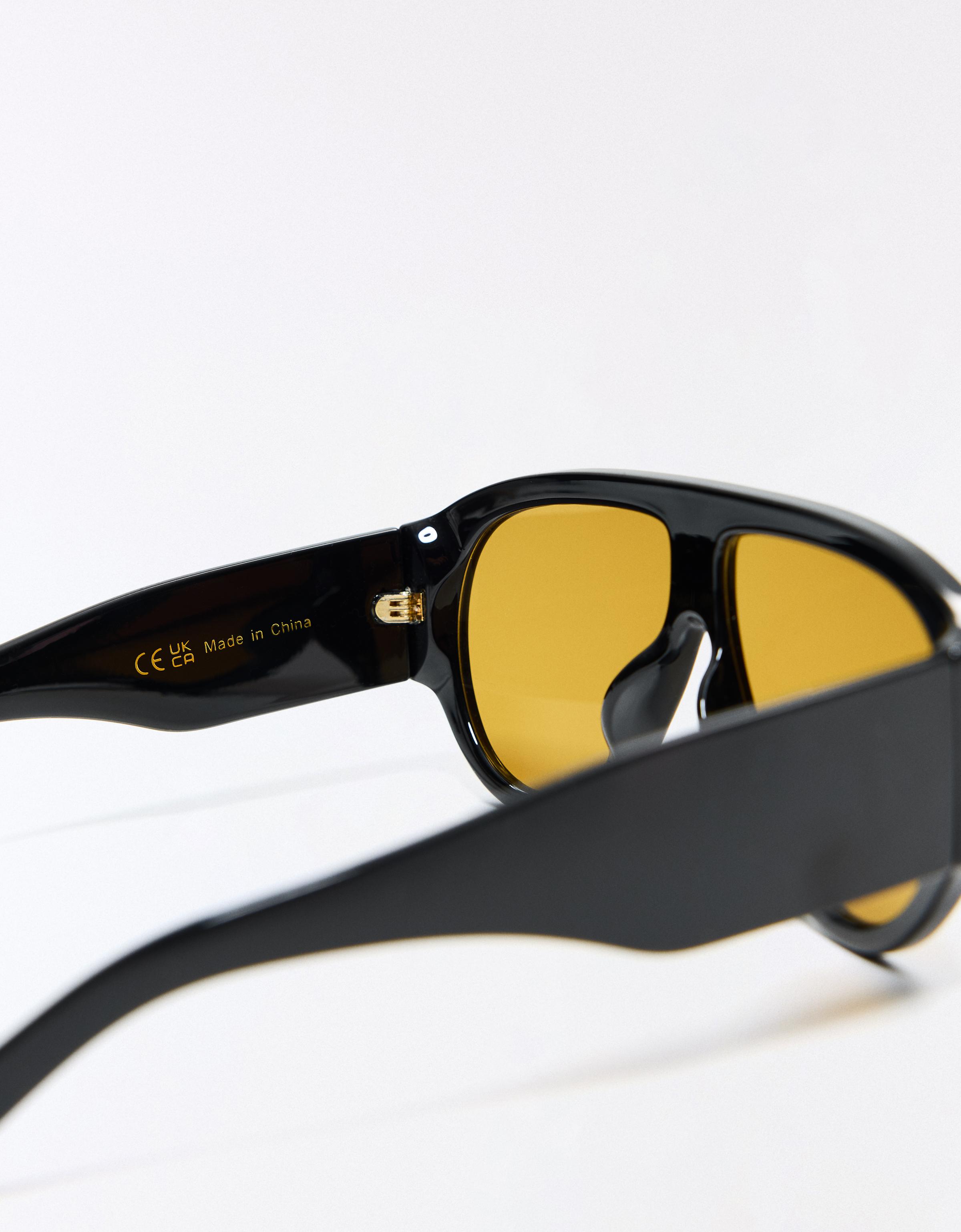 Acetate sunglasses — Black