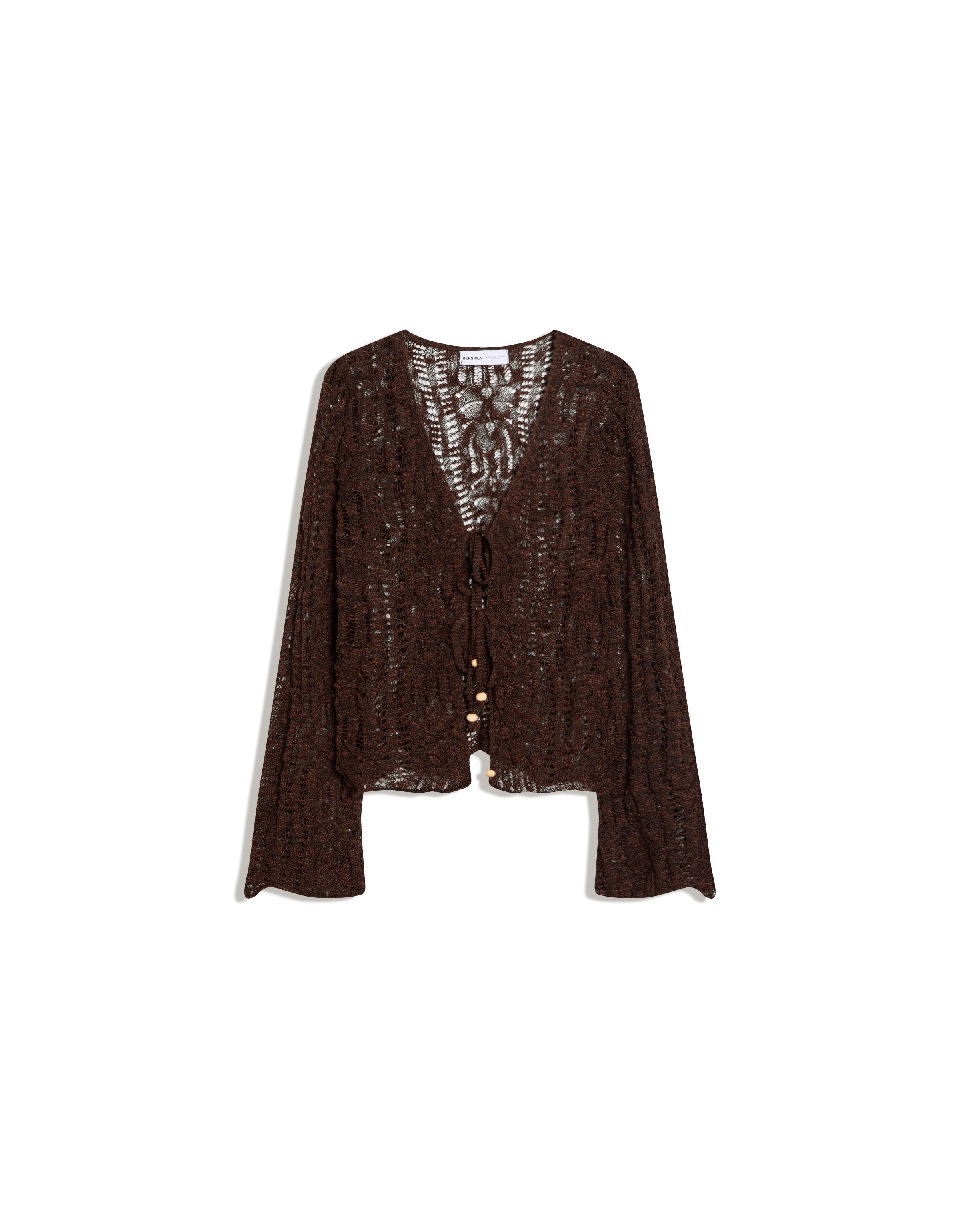 Rustik ajur ceket - Görsel 15