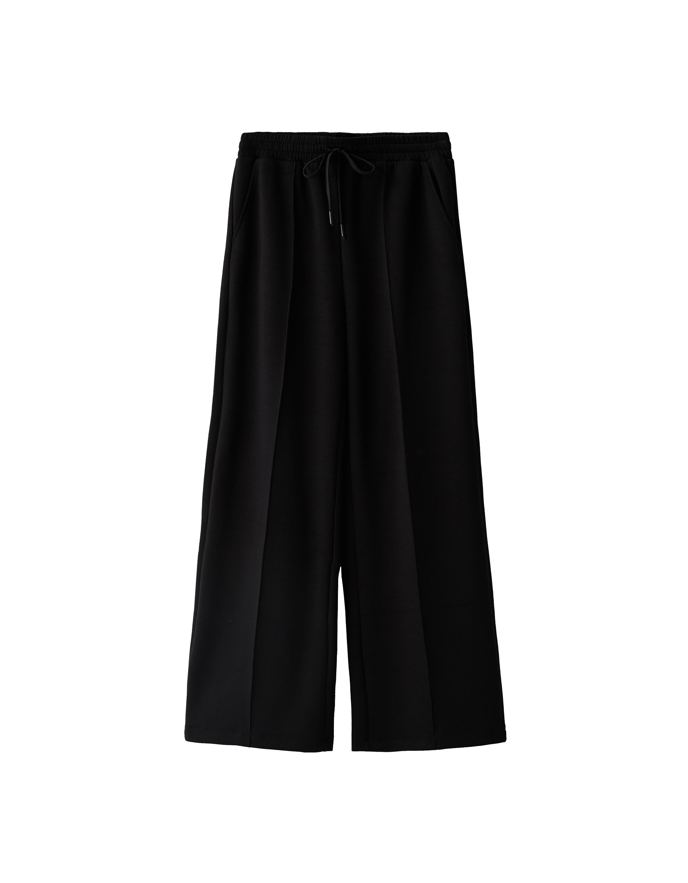 Yumuşak dokulu geniş paça pantolon - Görsel 41