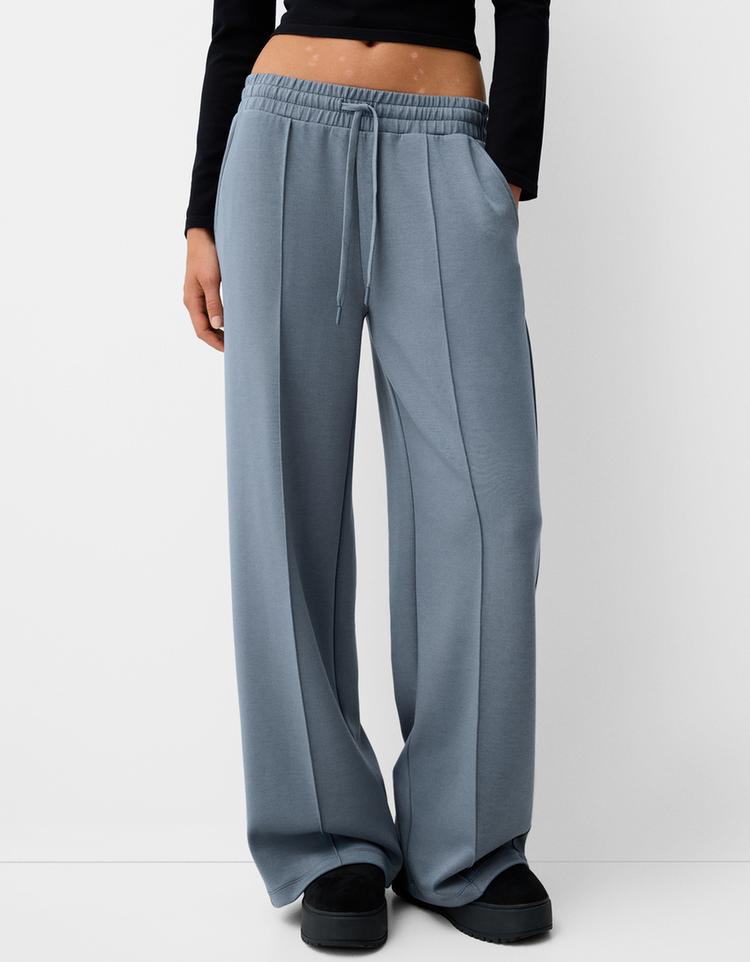 Pantalón wide leg soft touch
