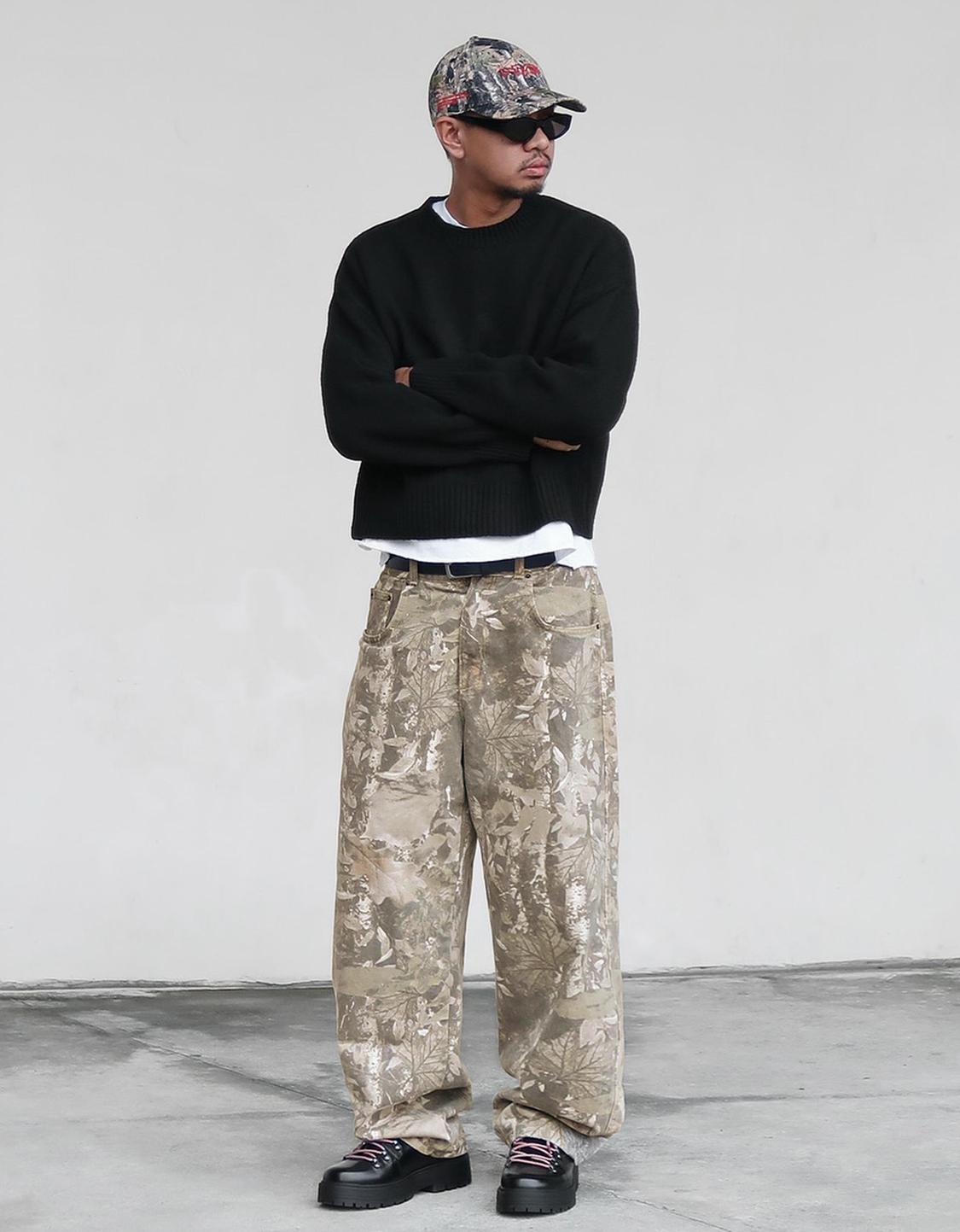 Pantalón superbaggy print