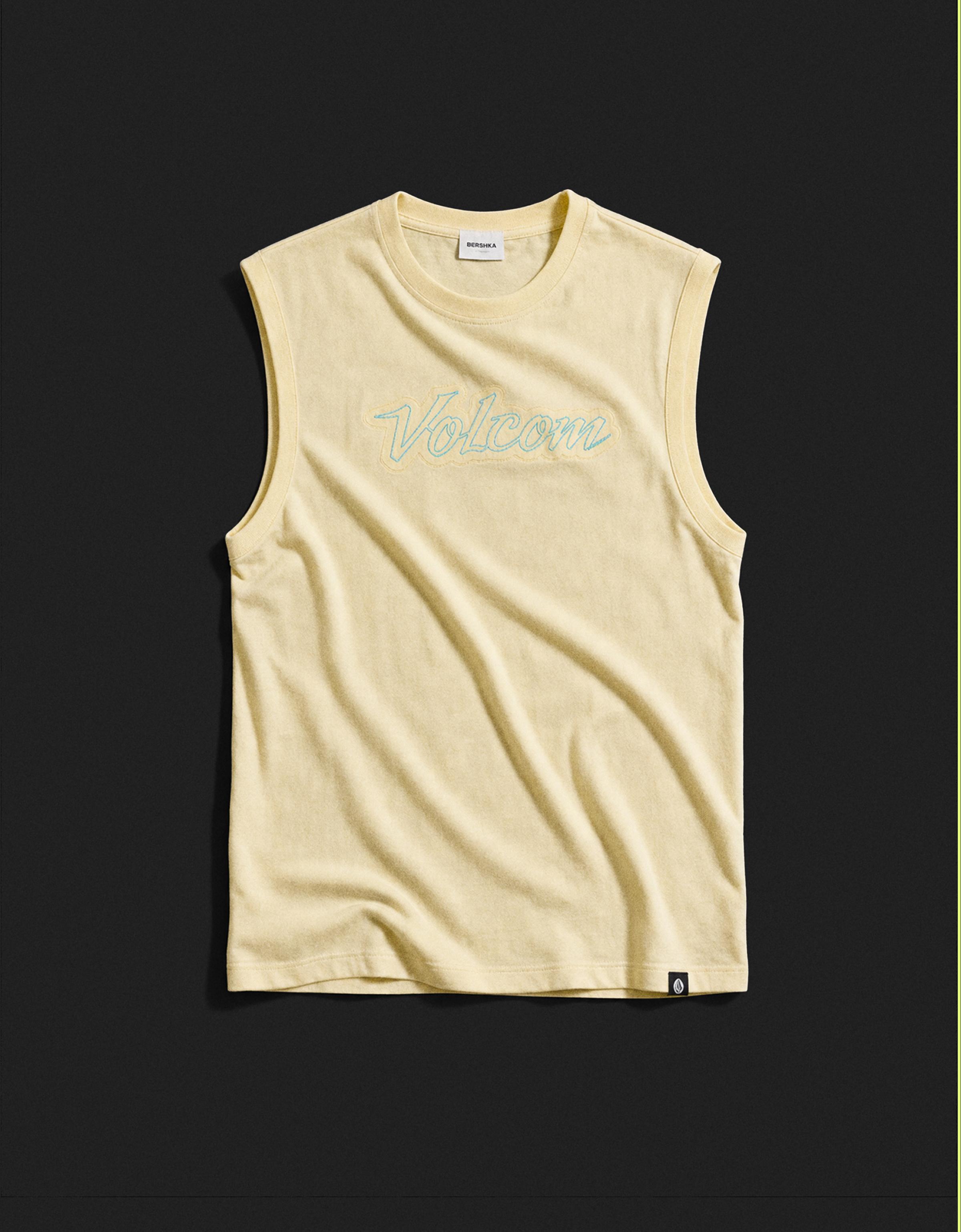 VOLCOM worker T-shirt — Yellow