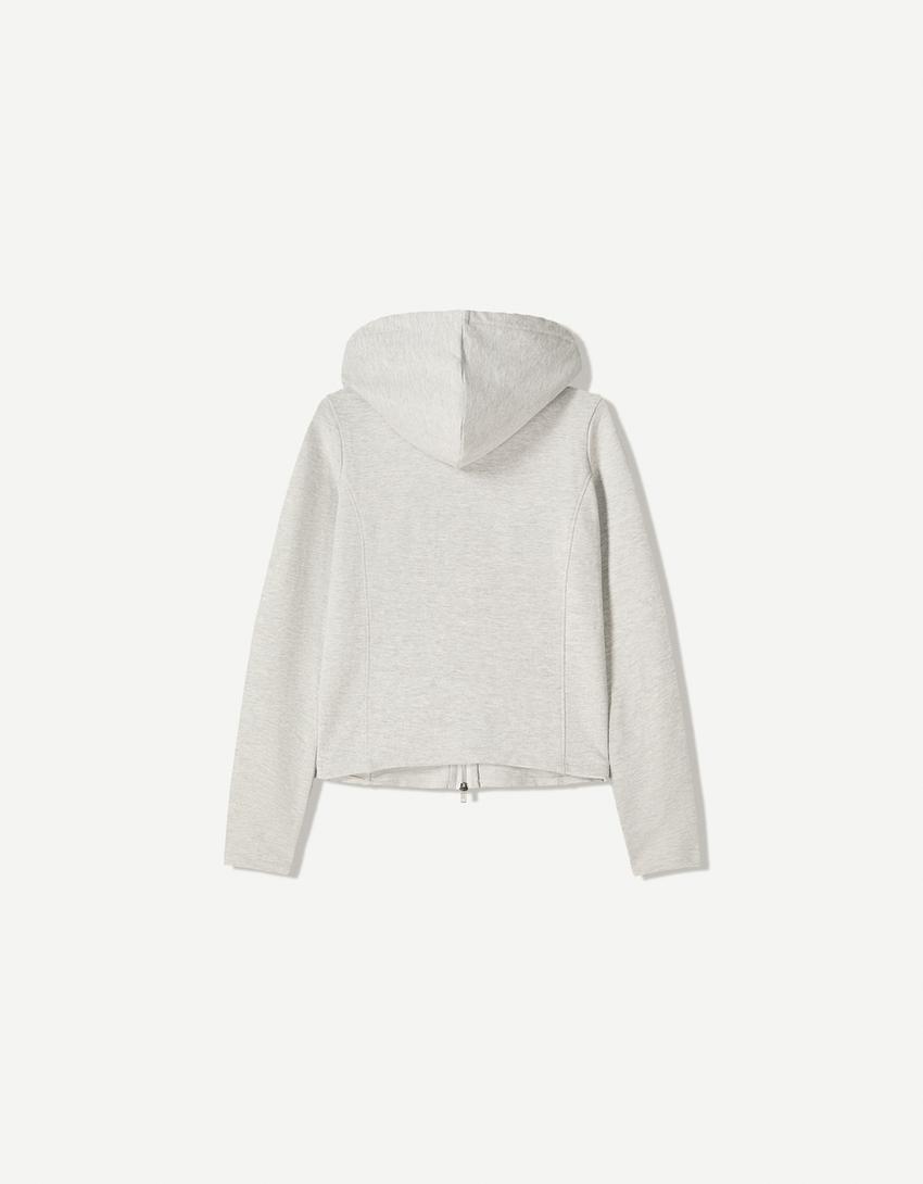Sudadera cremallera capucha-Gris-4
