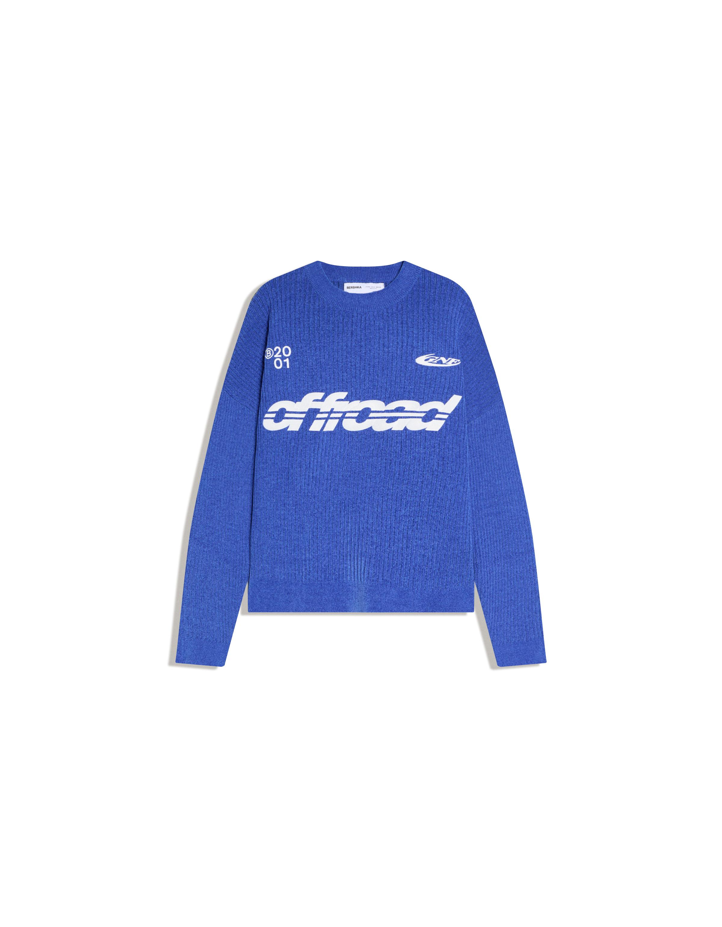 Baskılı şönil bisiklet yaka kazak - Görsel 52