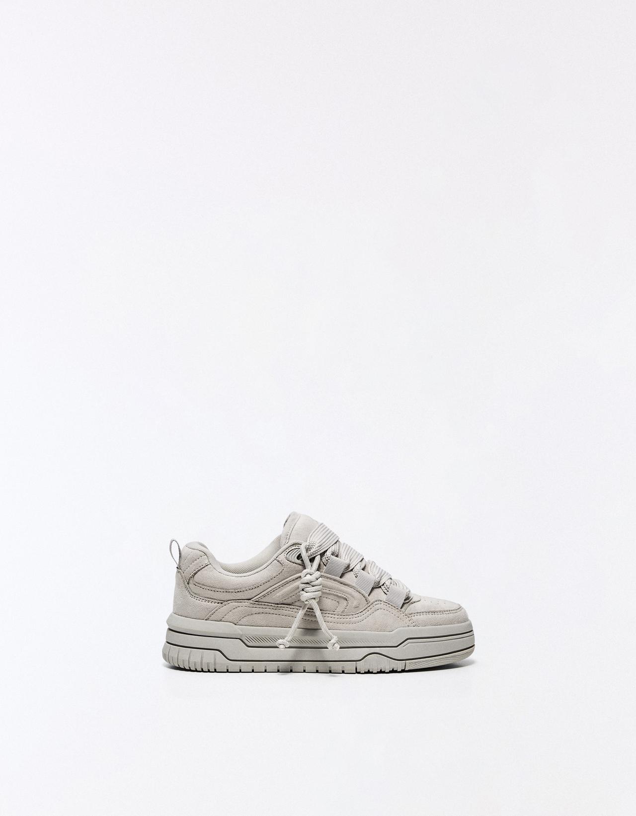 Chunky skate trainers — Grey