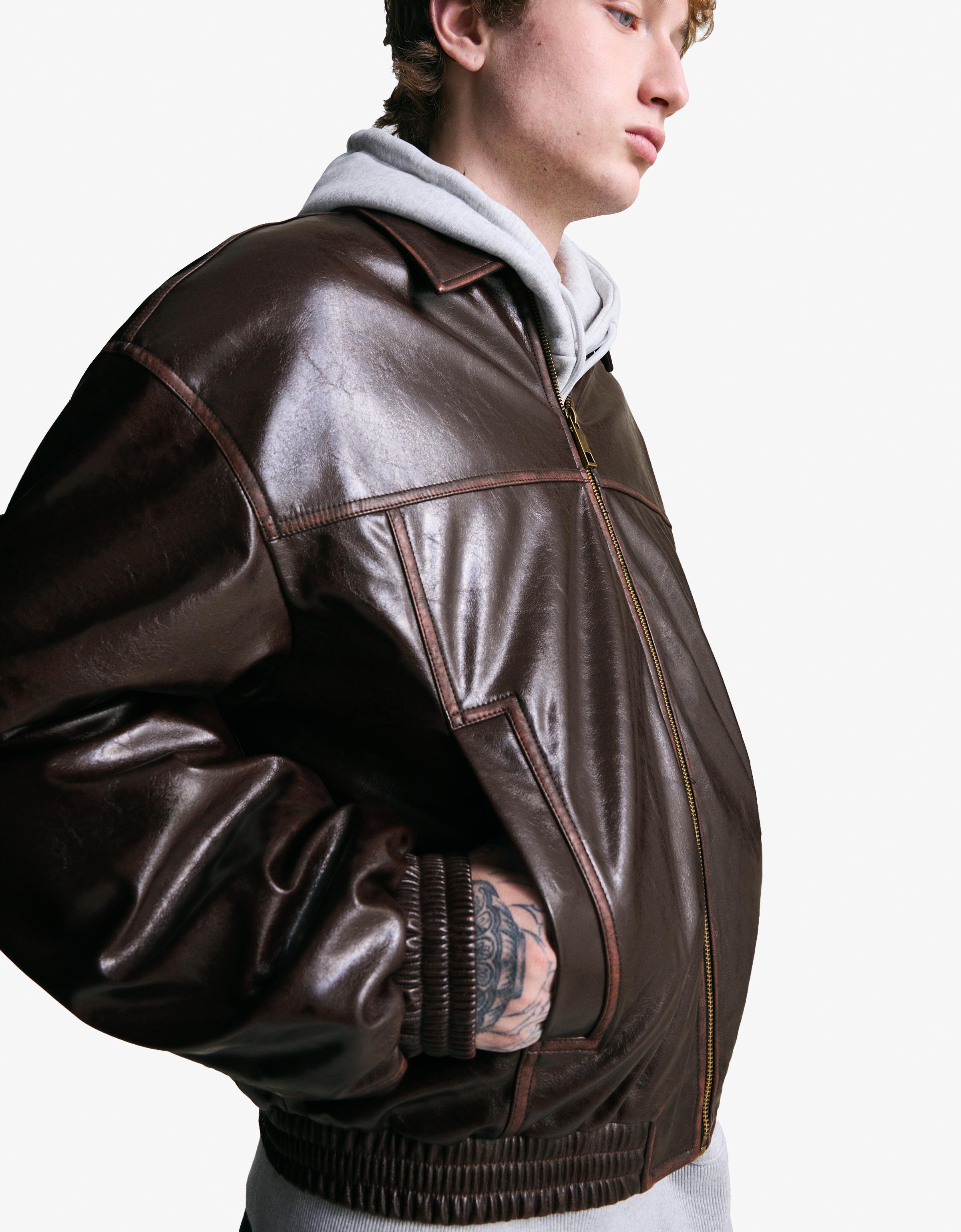 Suni deri ceket - Görsel 50