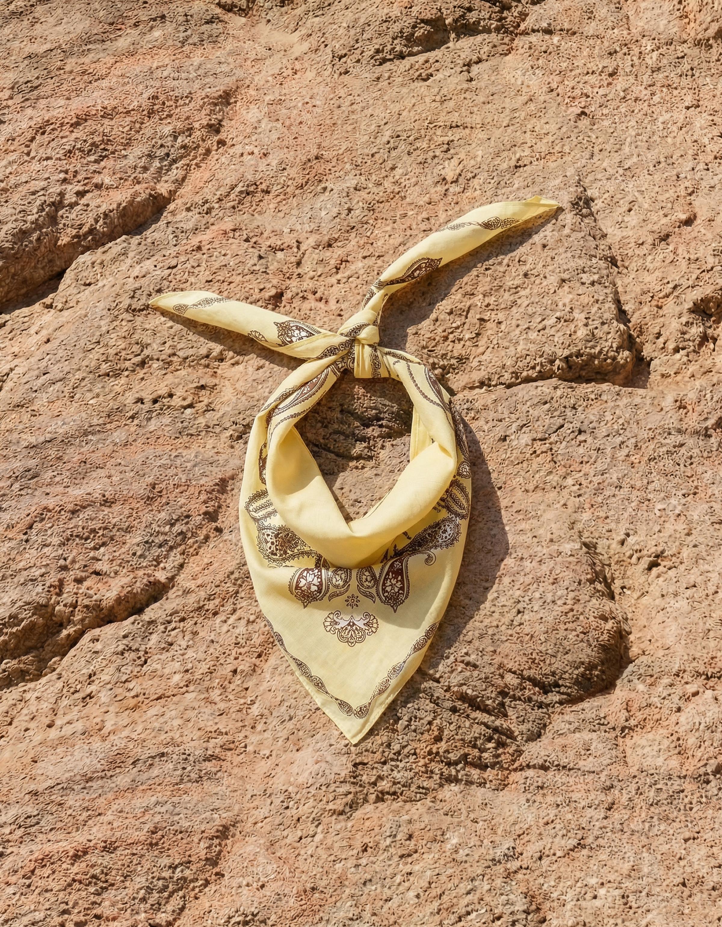 Paisley desenli bandana - Görsel 12