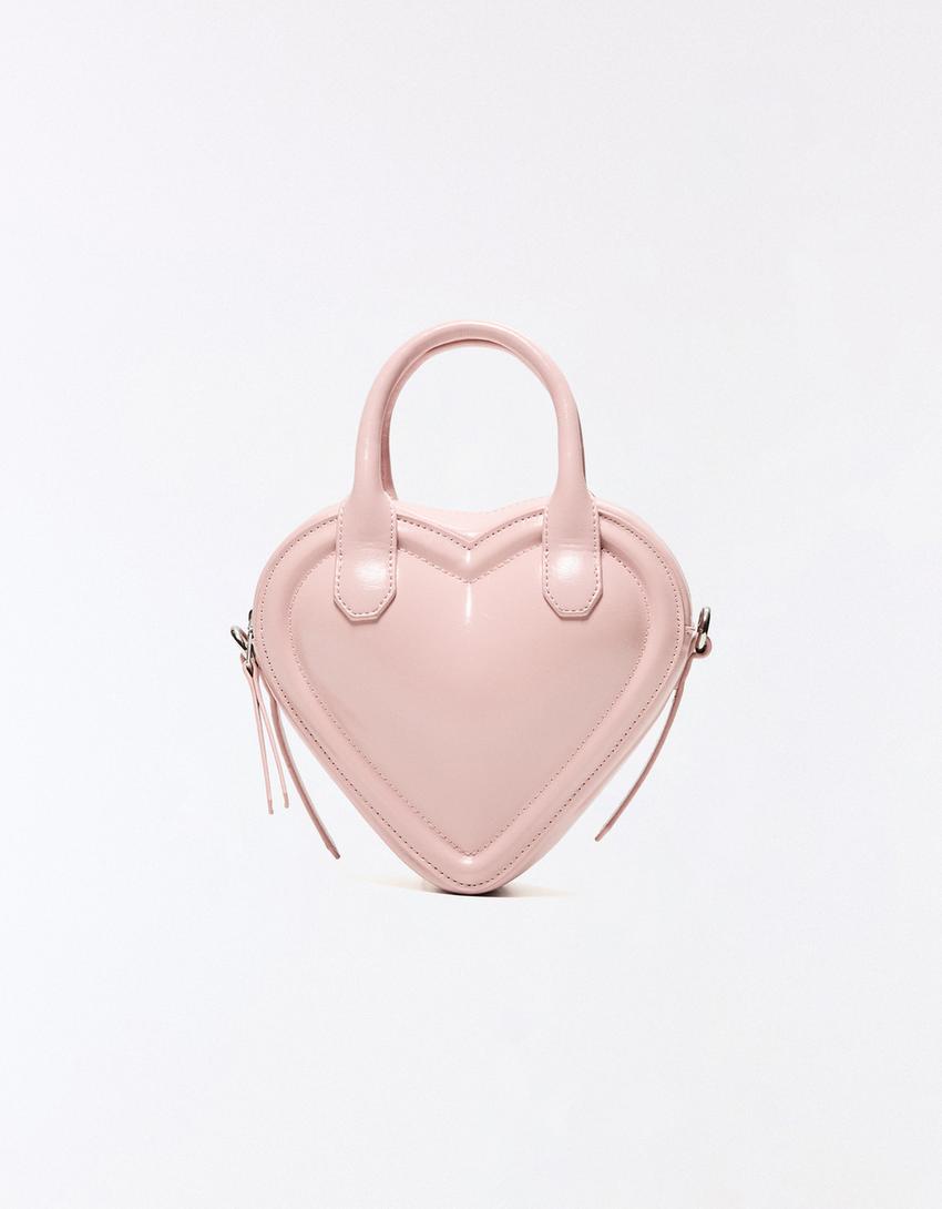 Mini heart bag-Pink