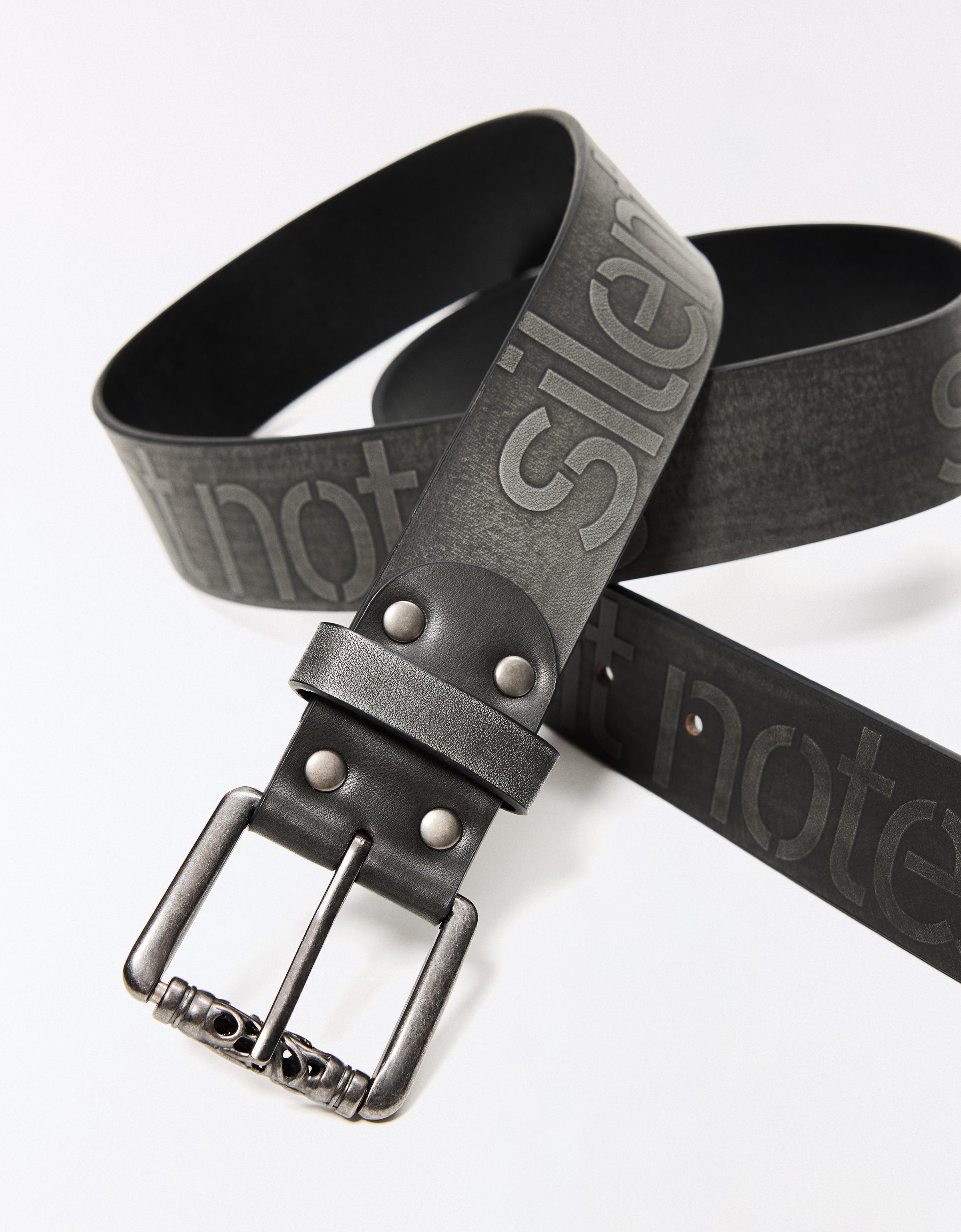 Buckle belt — Black
