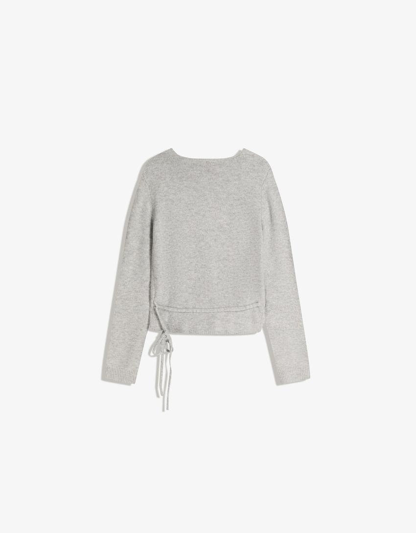 Ballerina cardigan-Grey