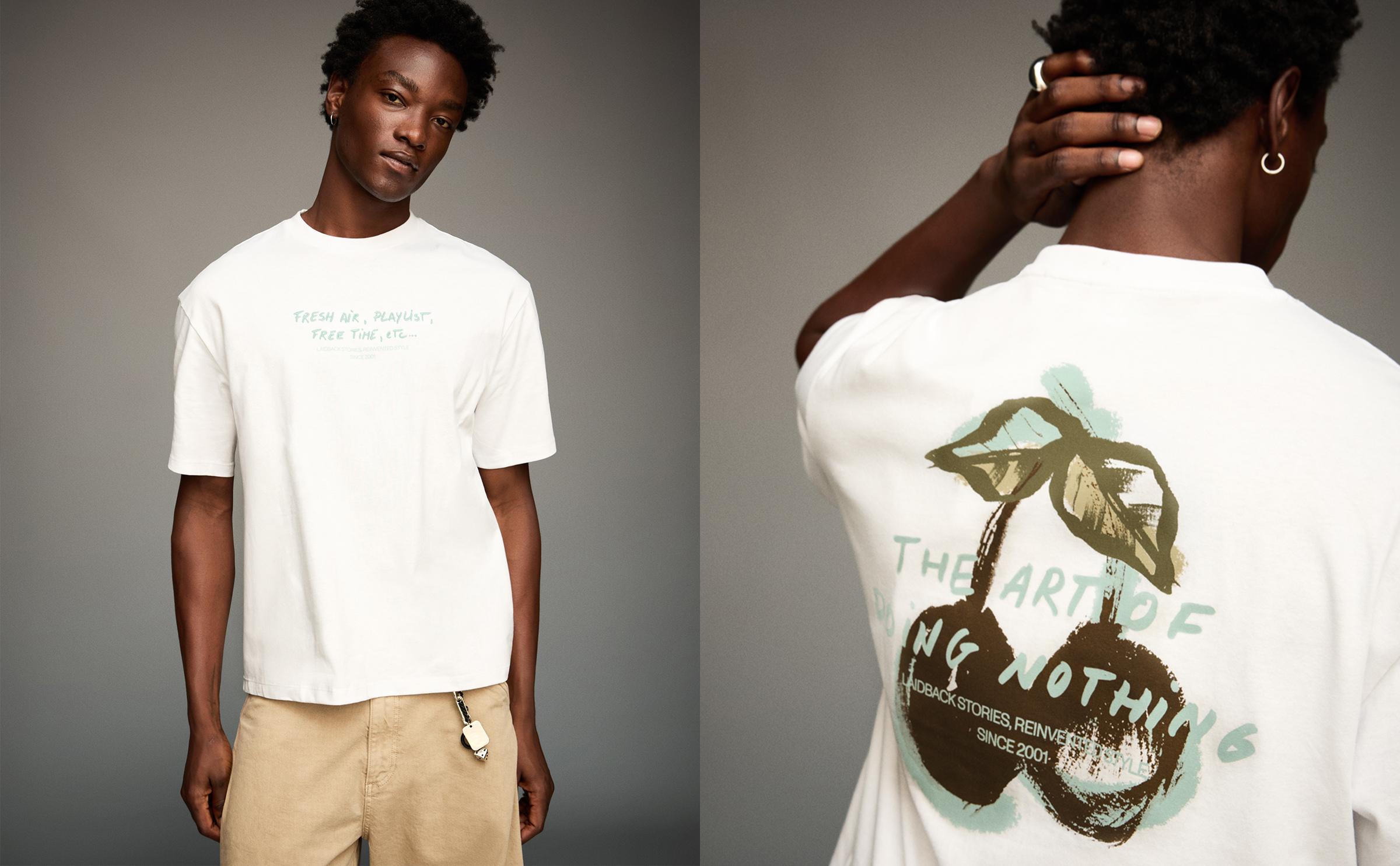 Short sleeve T-shirt with print