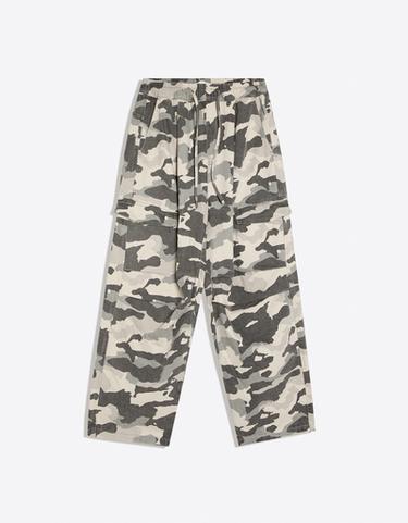 Drawstring print jeans — Dark grey 5
