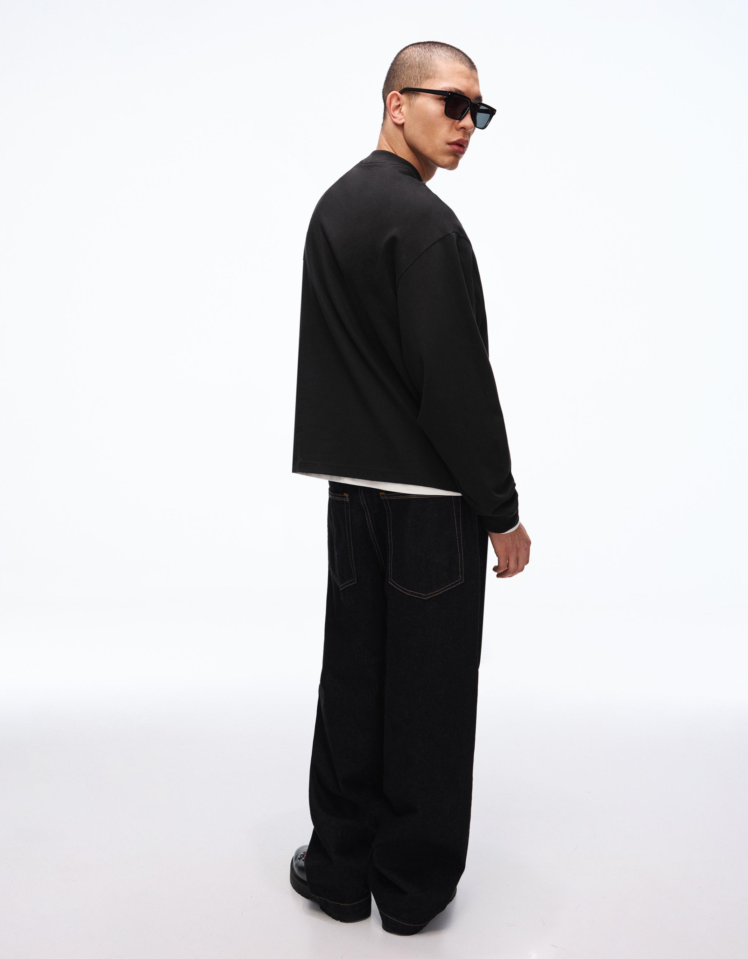 Long sleeve T-shirt — Black