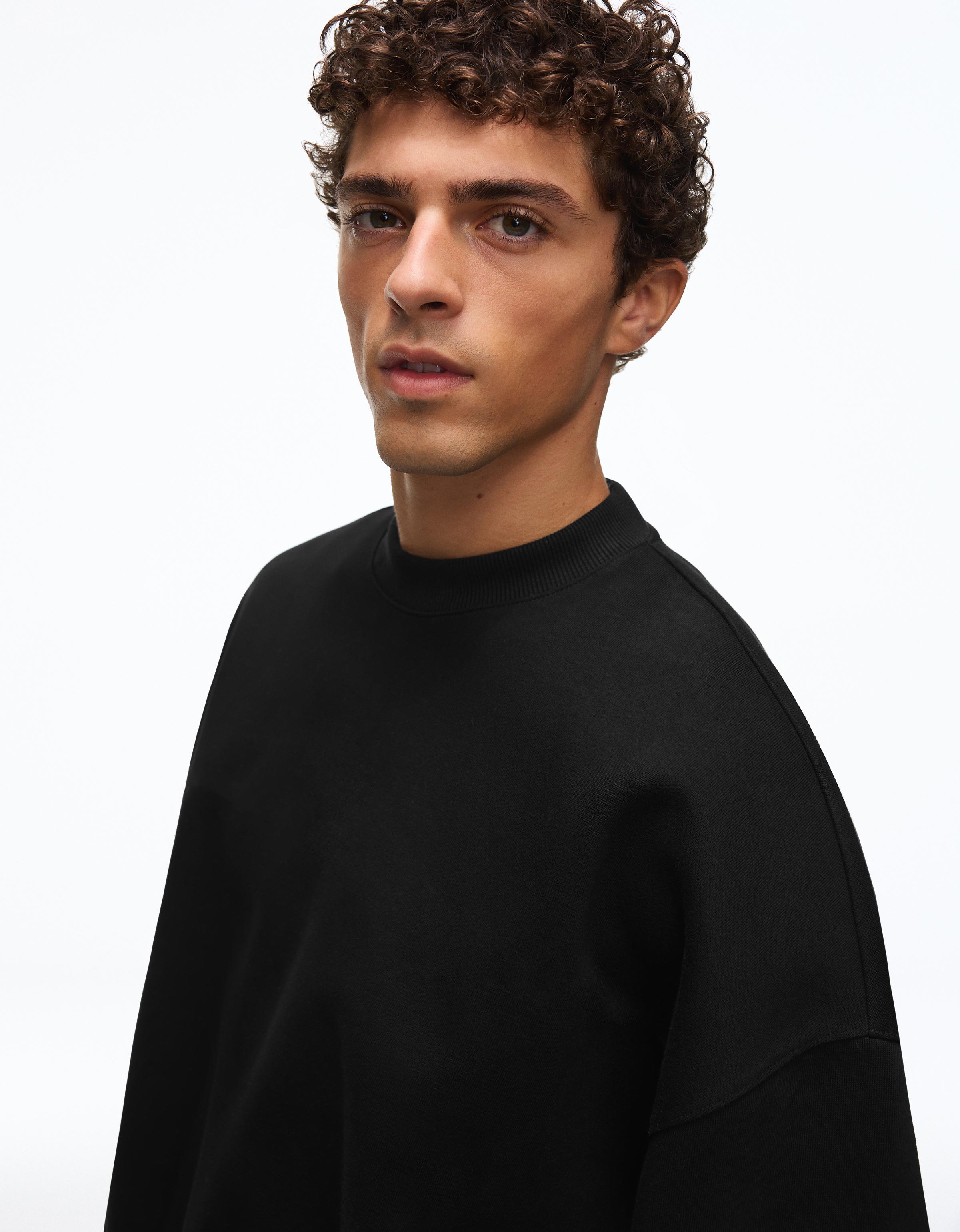 Bershka Bisiklet yaka sweatshirt görsel 5