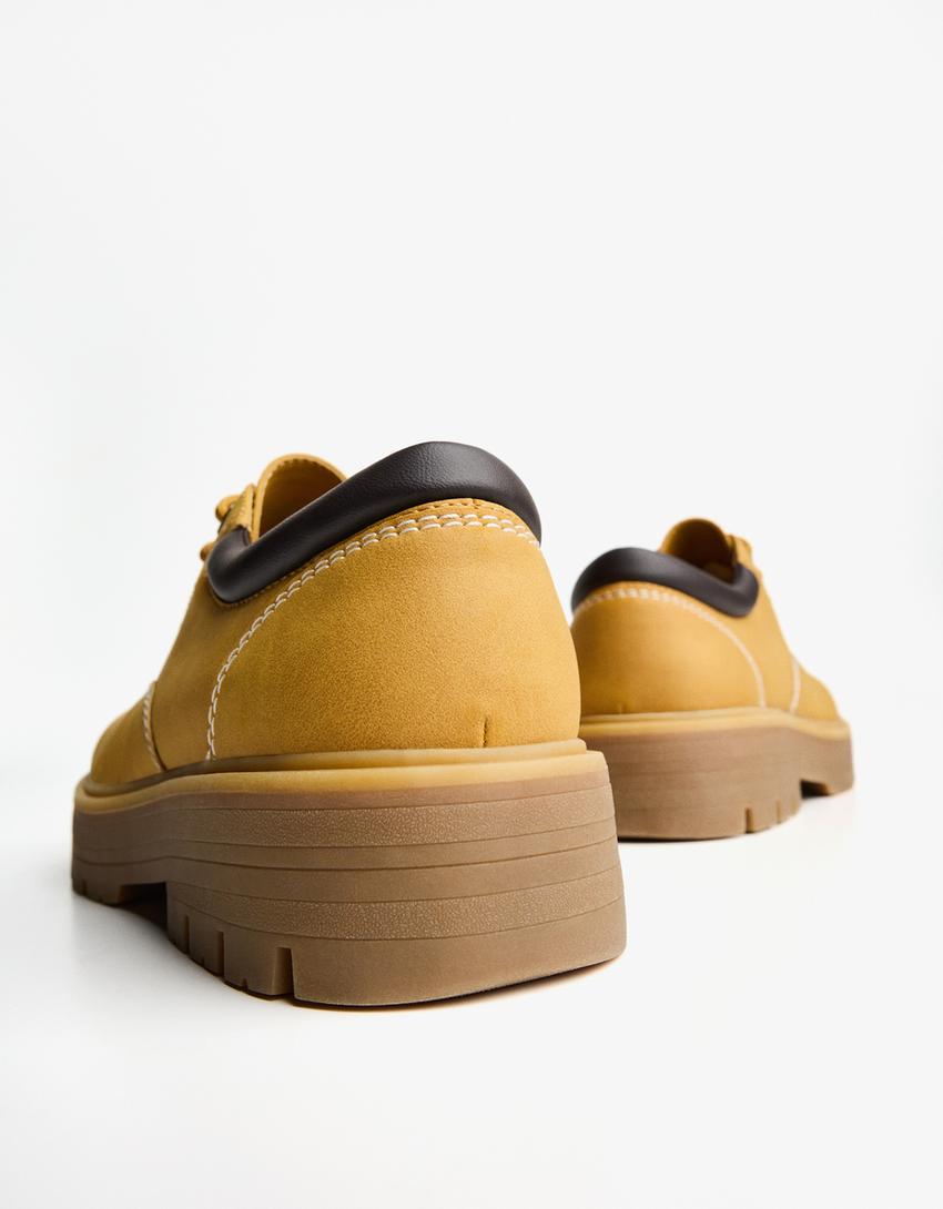 Chaussures détail matelassé-Sable