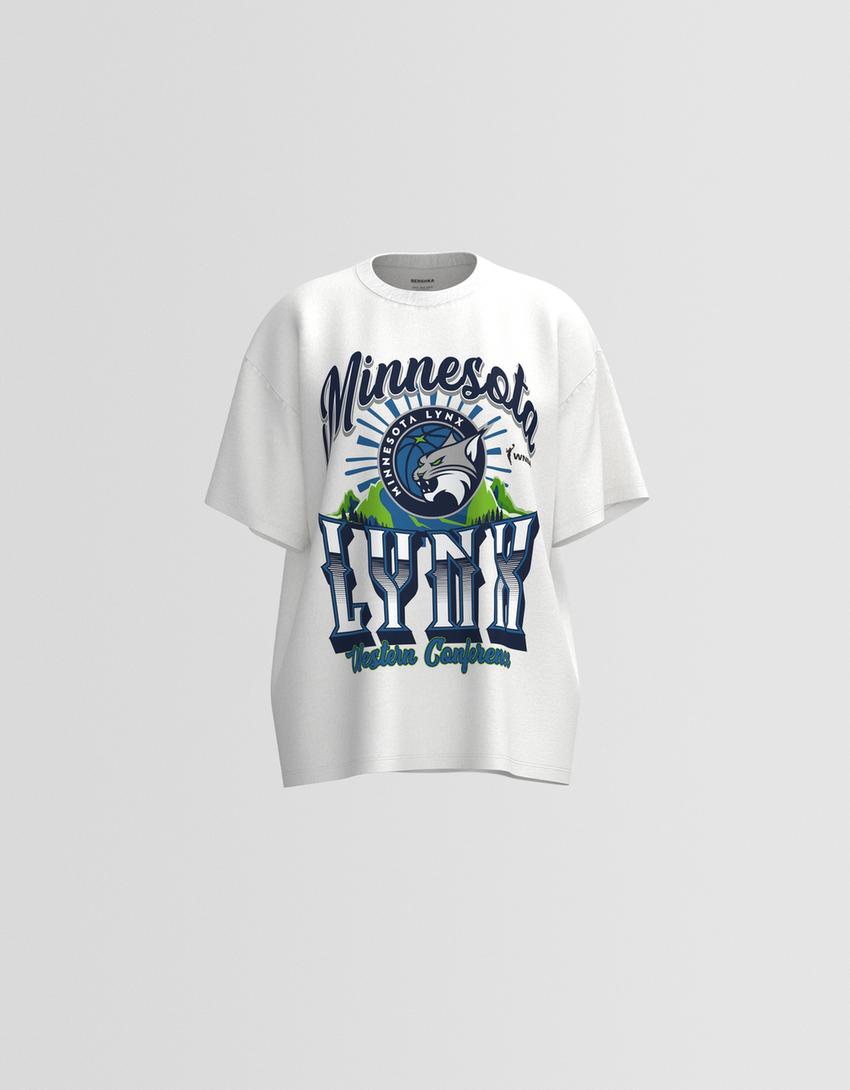 WNBA Minnesota Lynx short-sleeve T-shirt-Off white