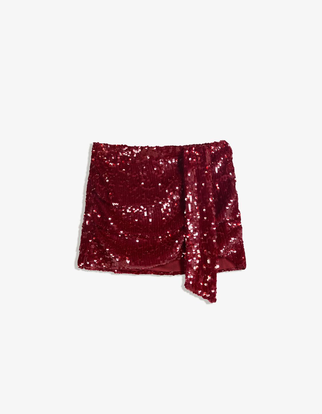 Sequin mini skirt