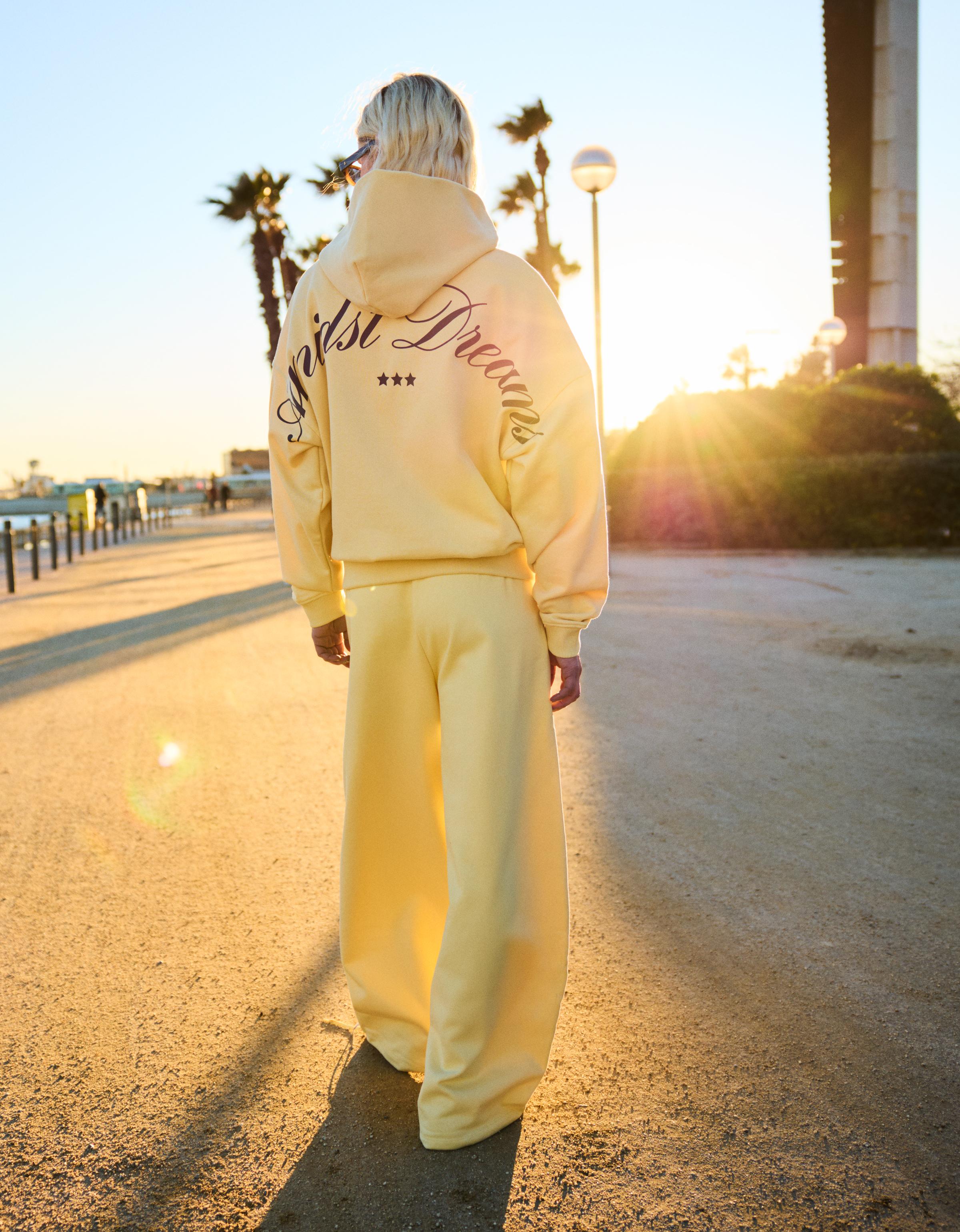 Baskılı barrel fit şardonlu eşofman altı - Görsel 56