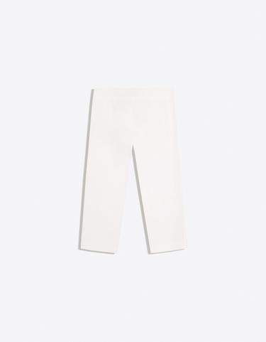 Capris with split hems — White 6