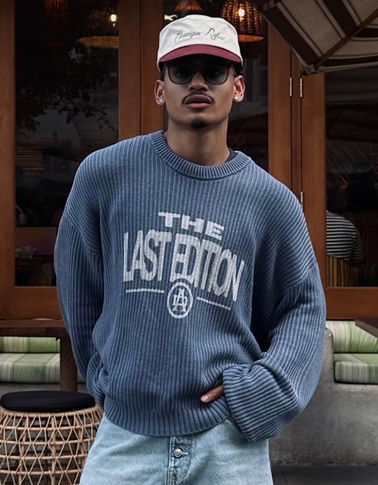 Bershka Maglia Girocollo Boxy Fit Stampa Uomo L Azzurro