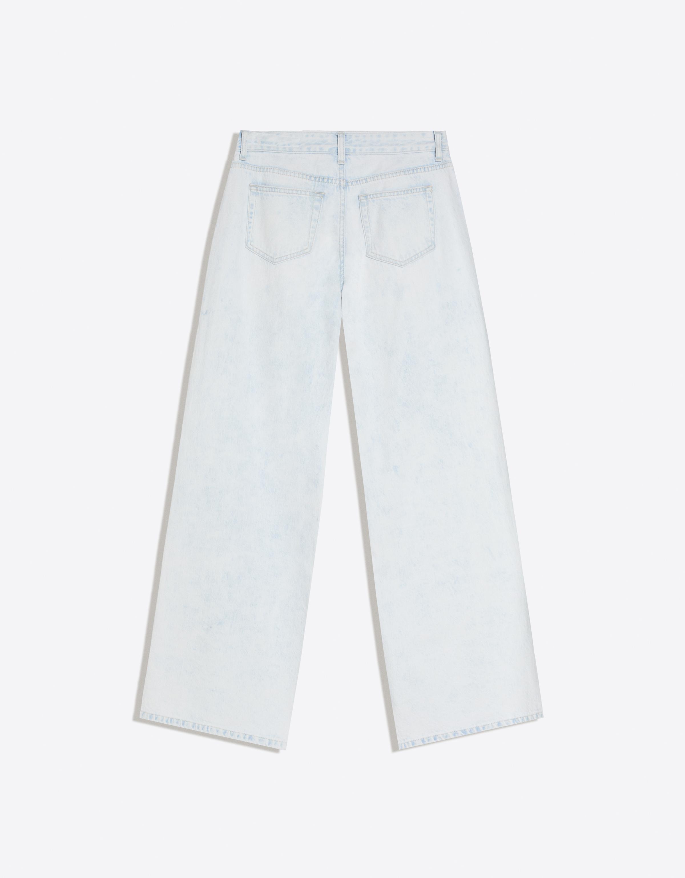 Geniş paça düşük bel jean - Görsel 76