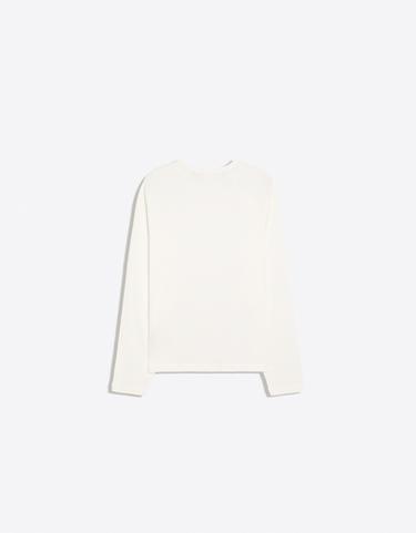 Slim-fit long-sleeved T-shirt — White 5