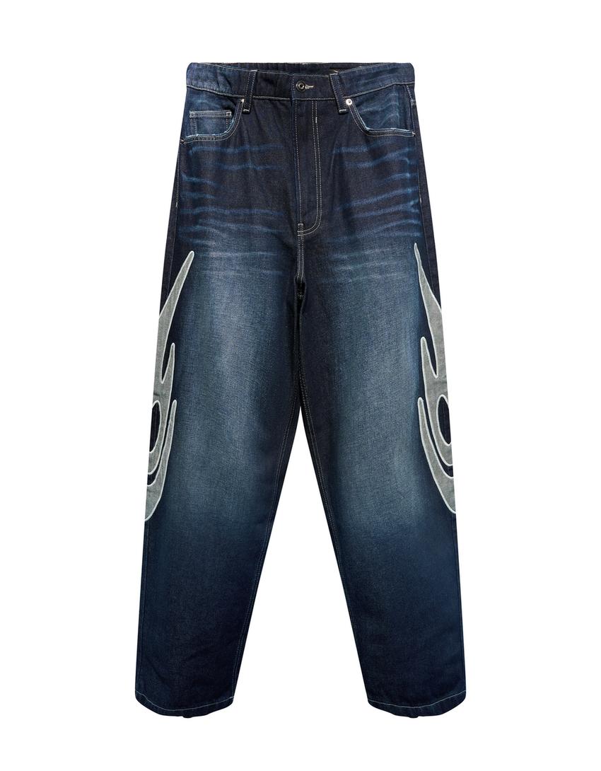 Jeans fuori dal comune-Azzurro Lavato