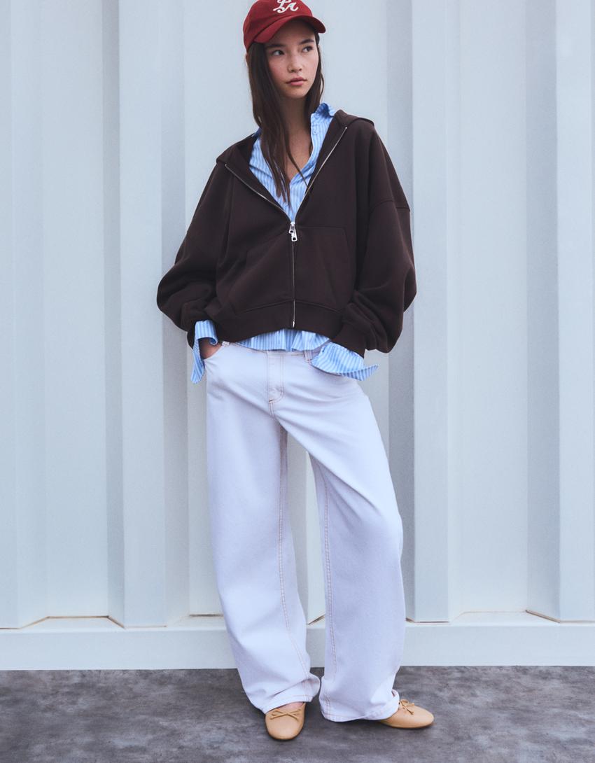 Bow ballet flat-BEIGE