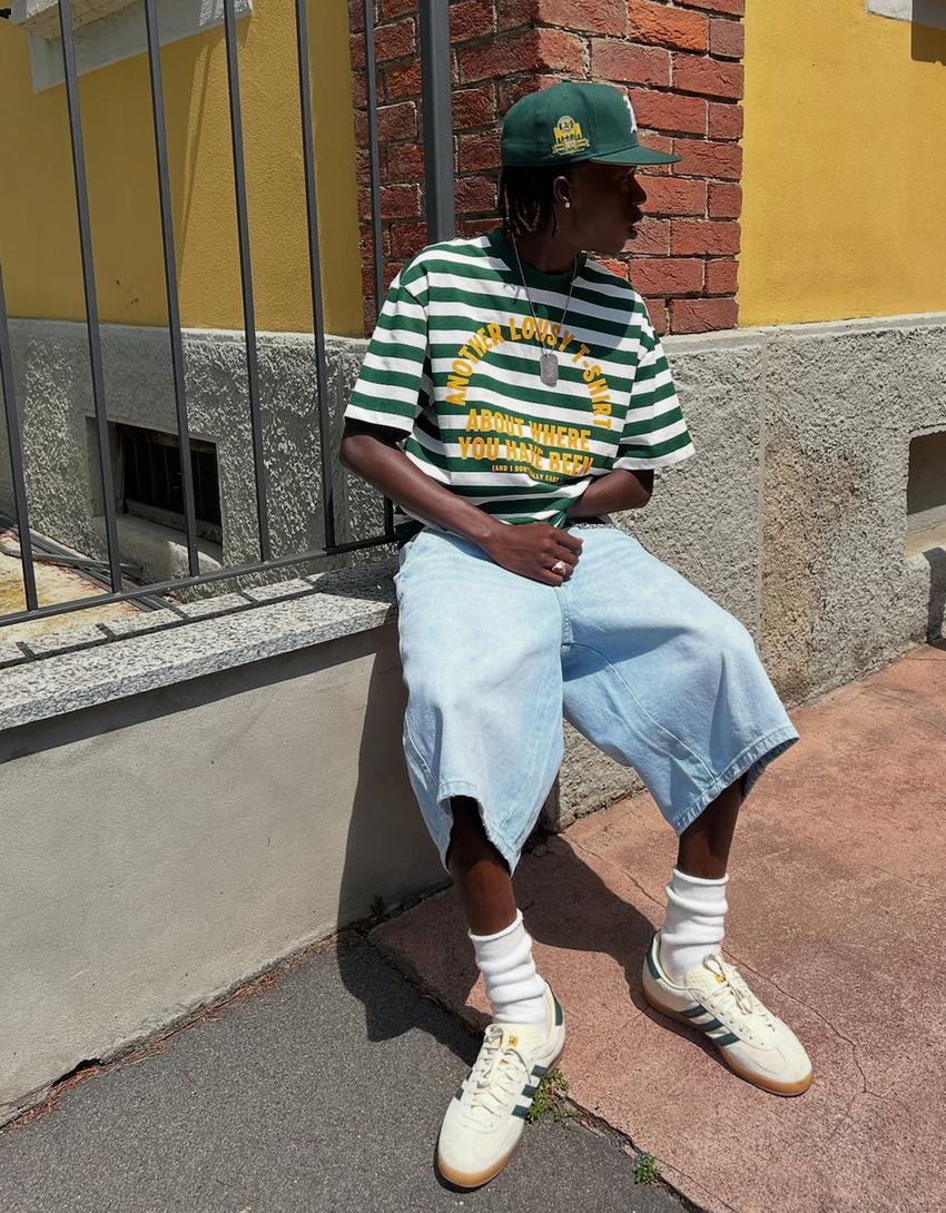 Bermuda denim skater-Azul claro-2