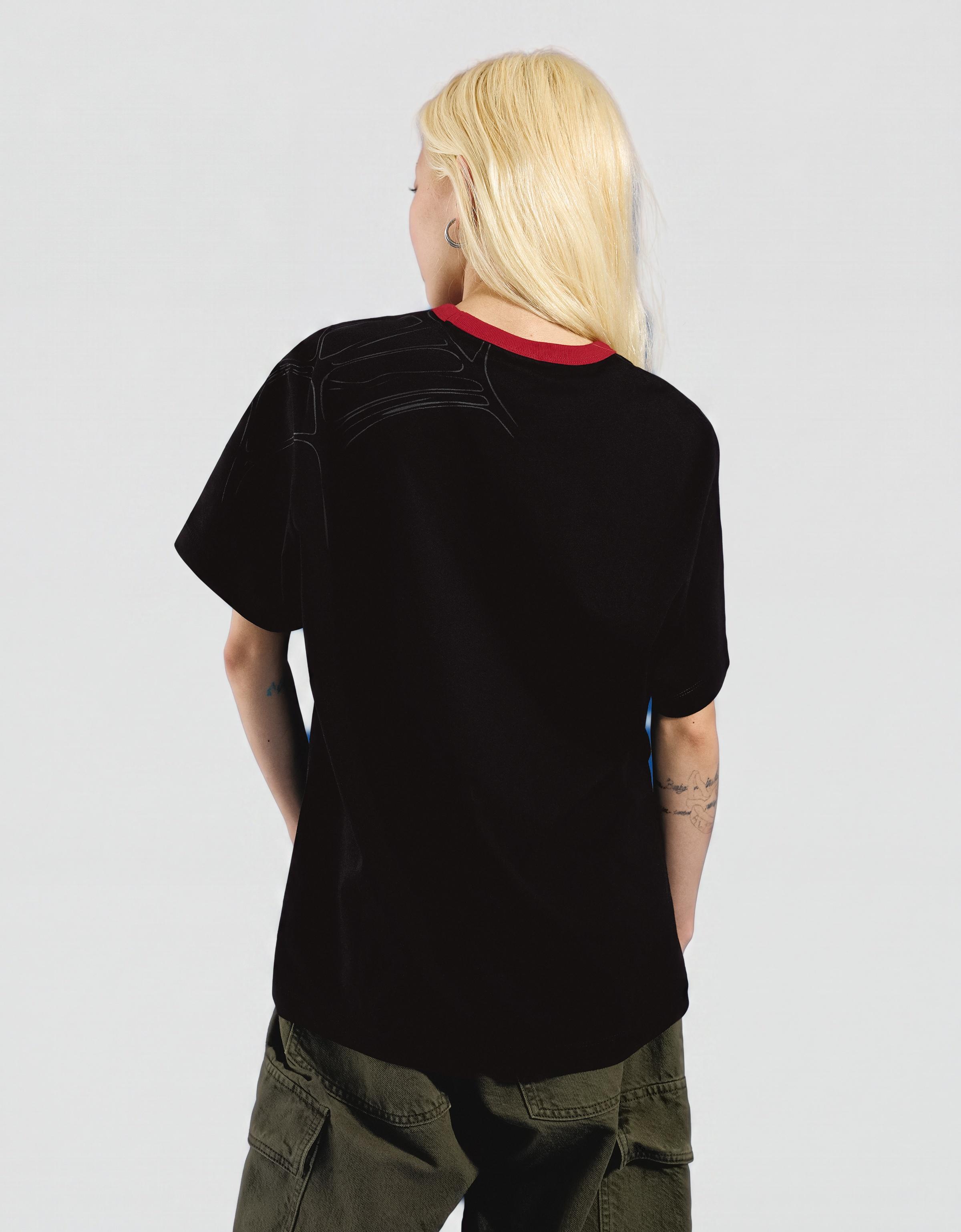 SPIDER-MAN contrast print T-shirt — Black