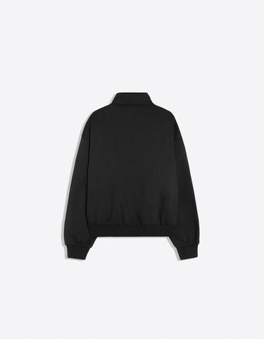 Half-length zip sweatshirt — Black 6