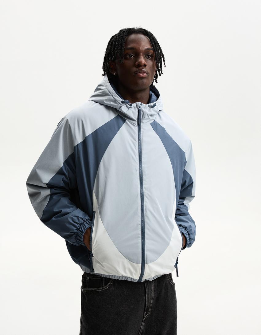 Chaqueta Acolchada Bershka Anorak Mujer Chaqueta Canguro