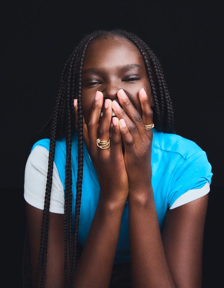 9'lu strass yüzük seti