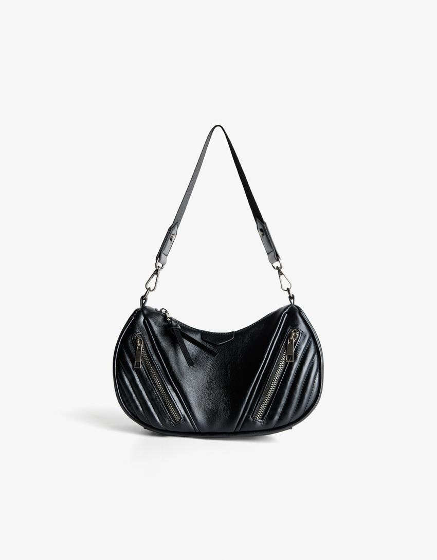 Studded crossbody bag-Black