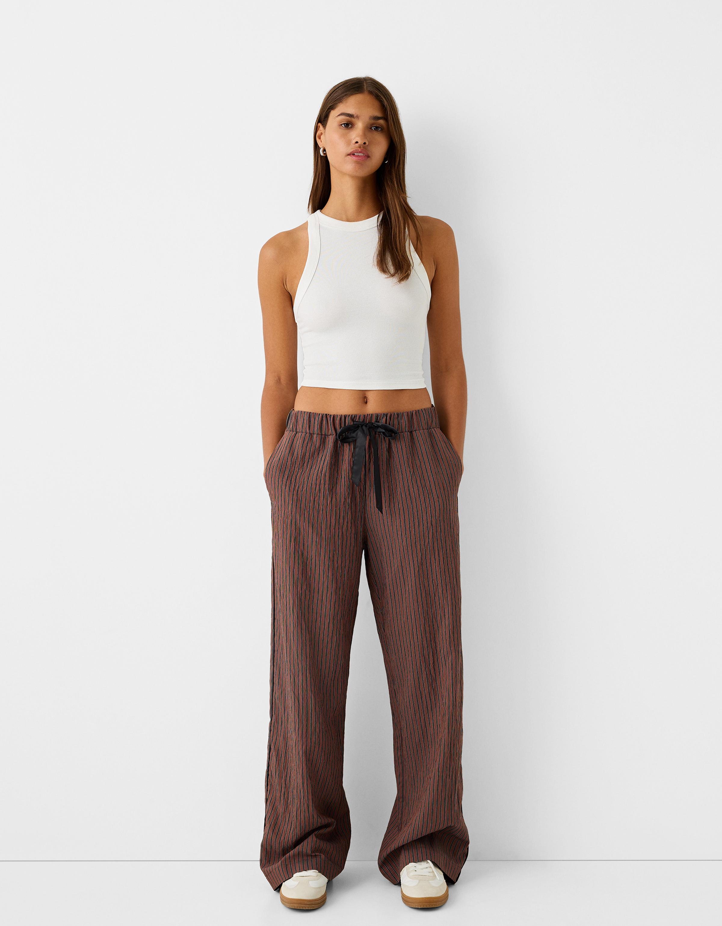 Pantalones de fashion rayas bershka