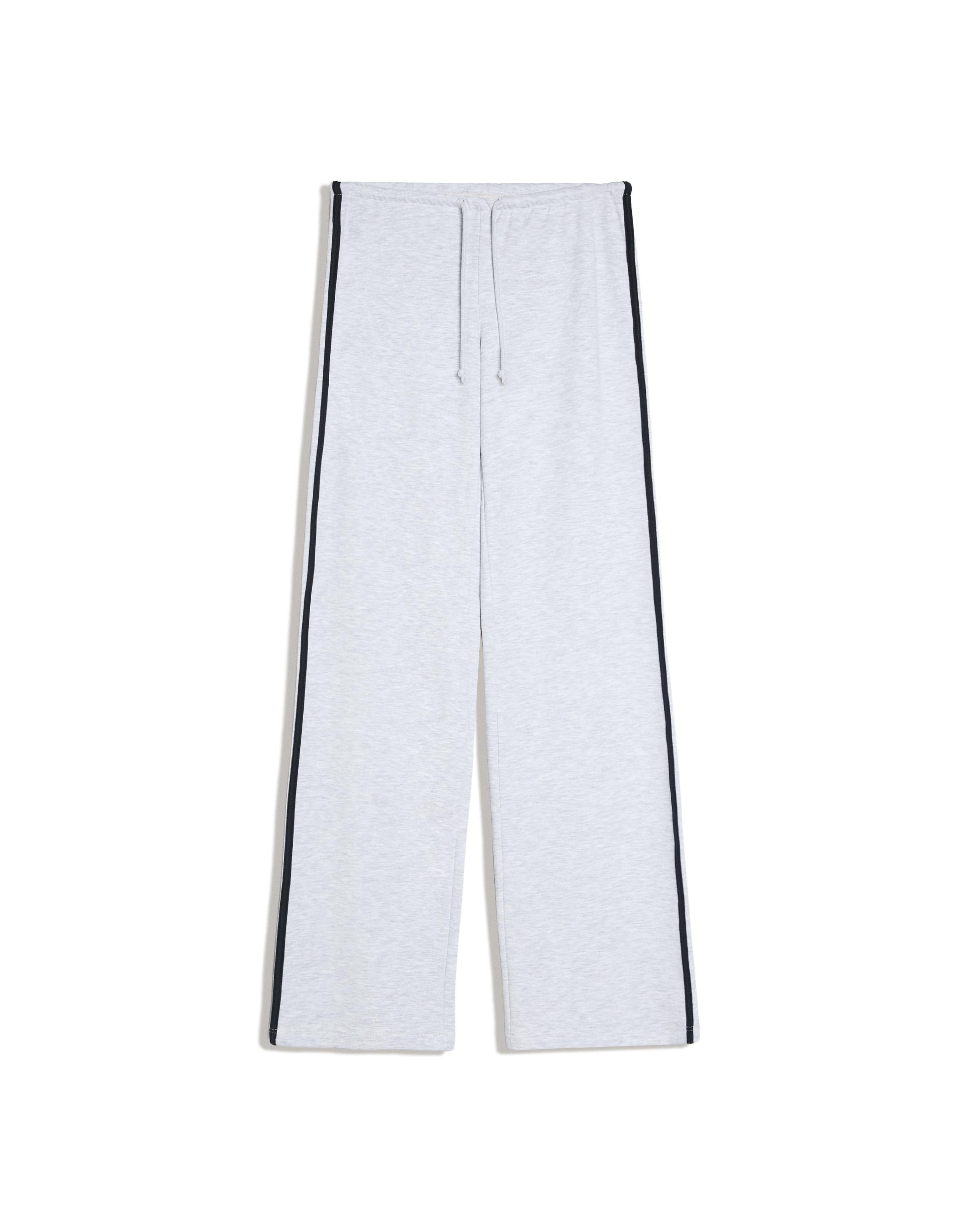 Side-stripe joggers — Grey