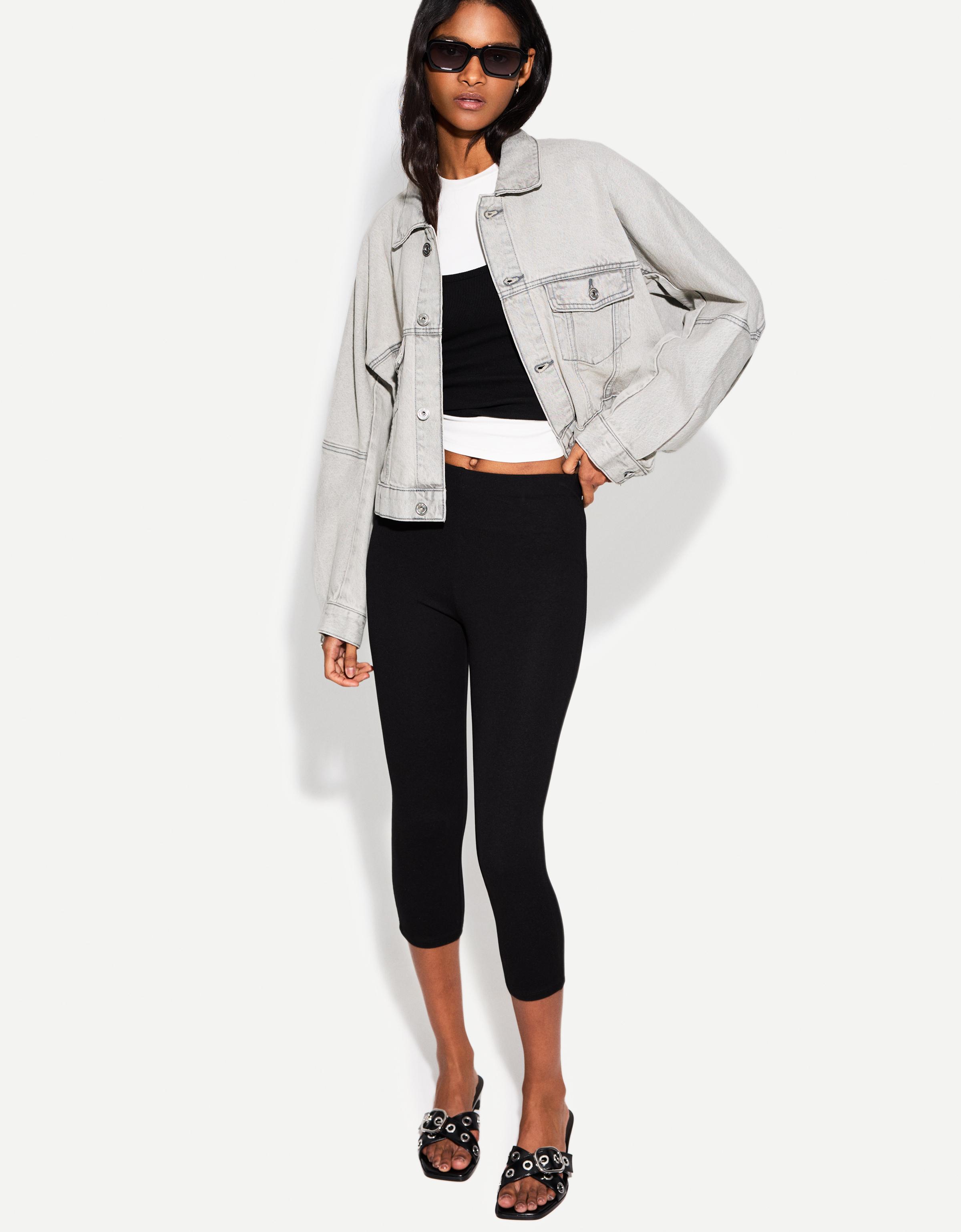 スペイン発☆Bershka♪バルーンデニムジャケット Balloon denim jacket - Women | Bershka
