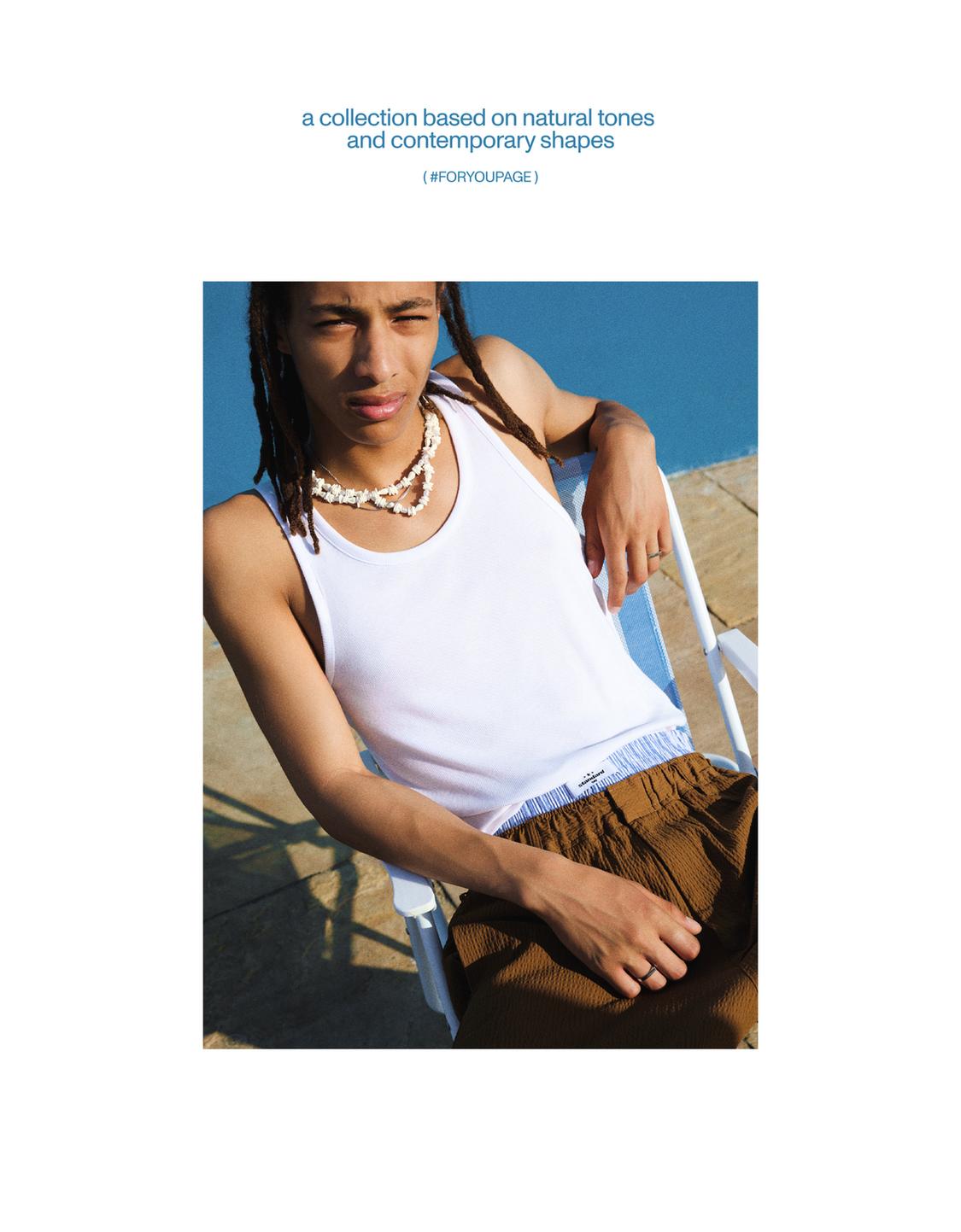 Ribbed vest top