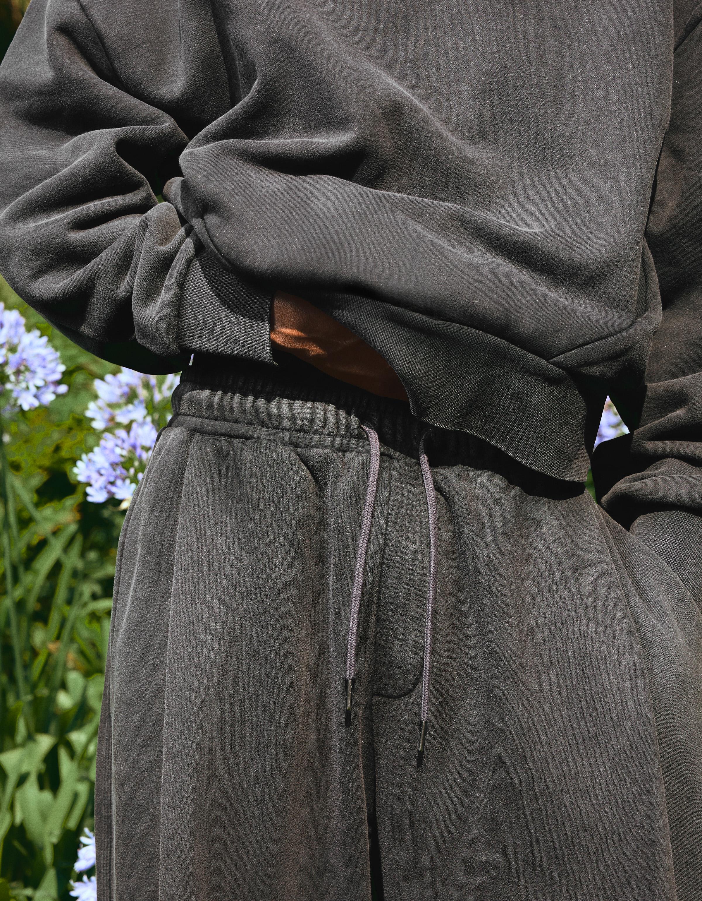 Balloon trousers with washed effect — Grey