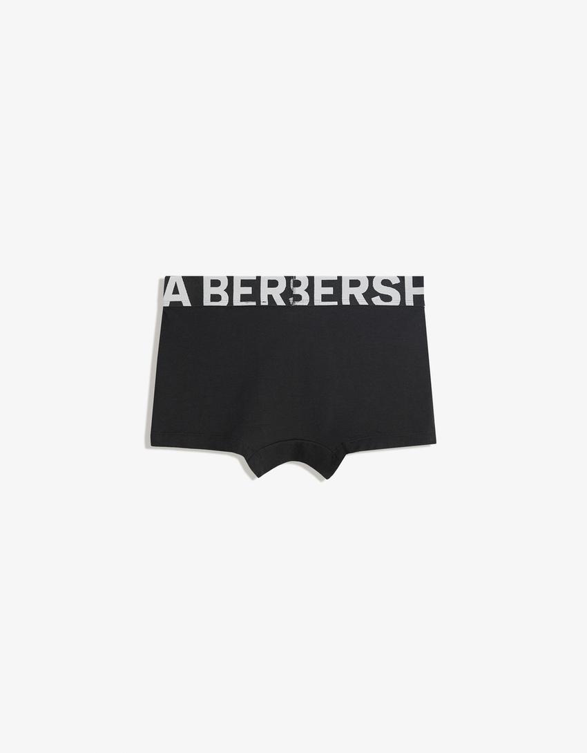3-Pack boxershorts met brede tailleband-Roos-3