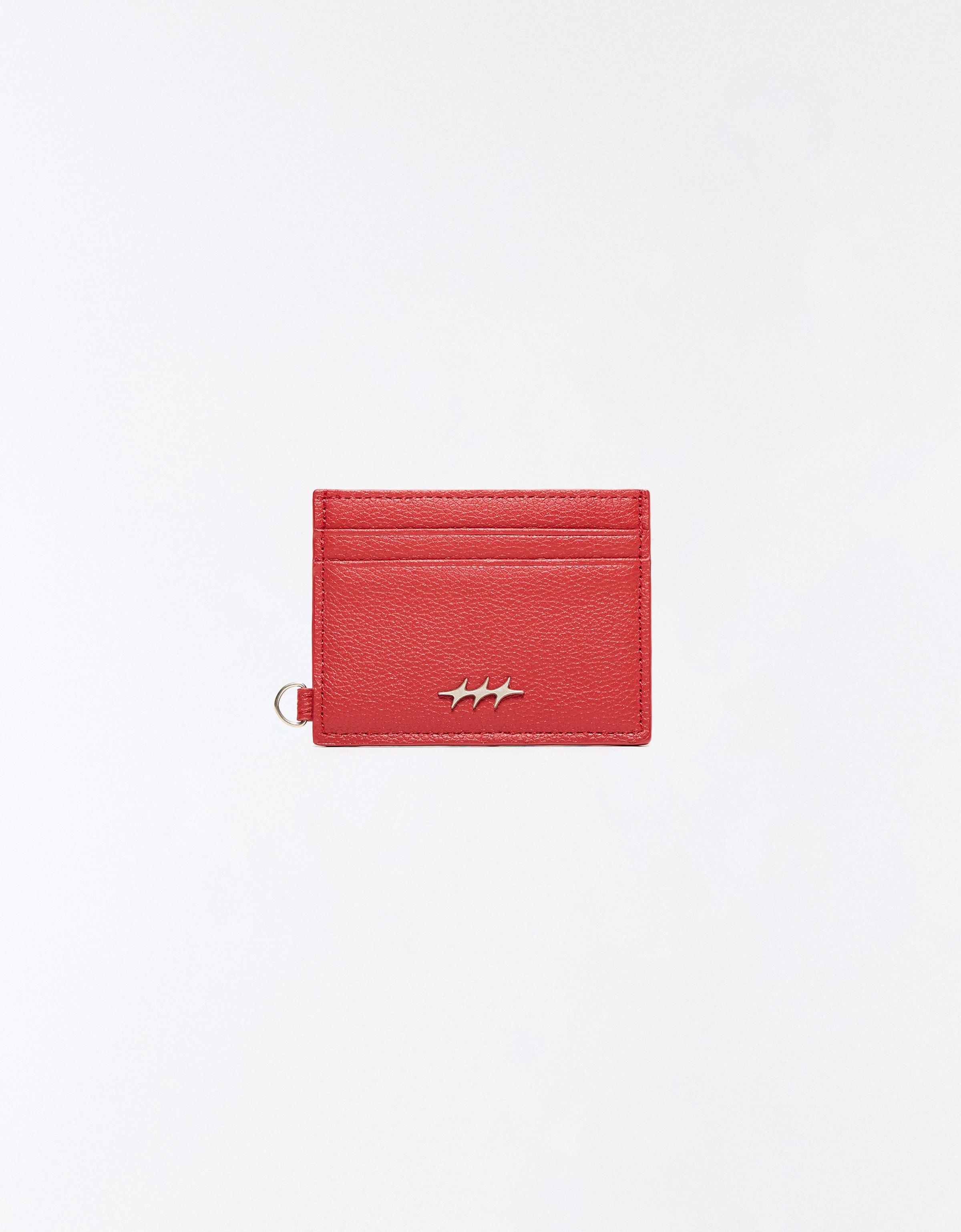 Star card holder — Red