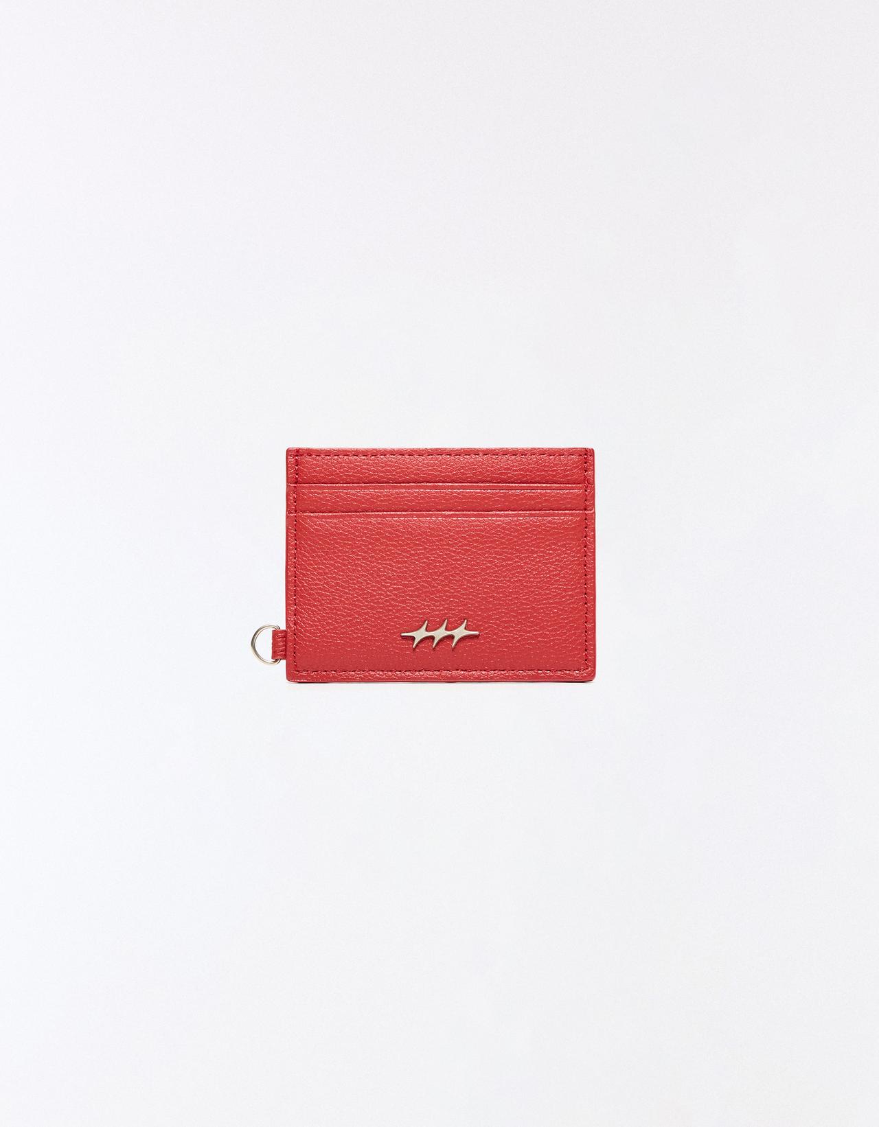 Star card holder — Red