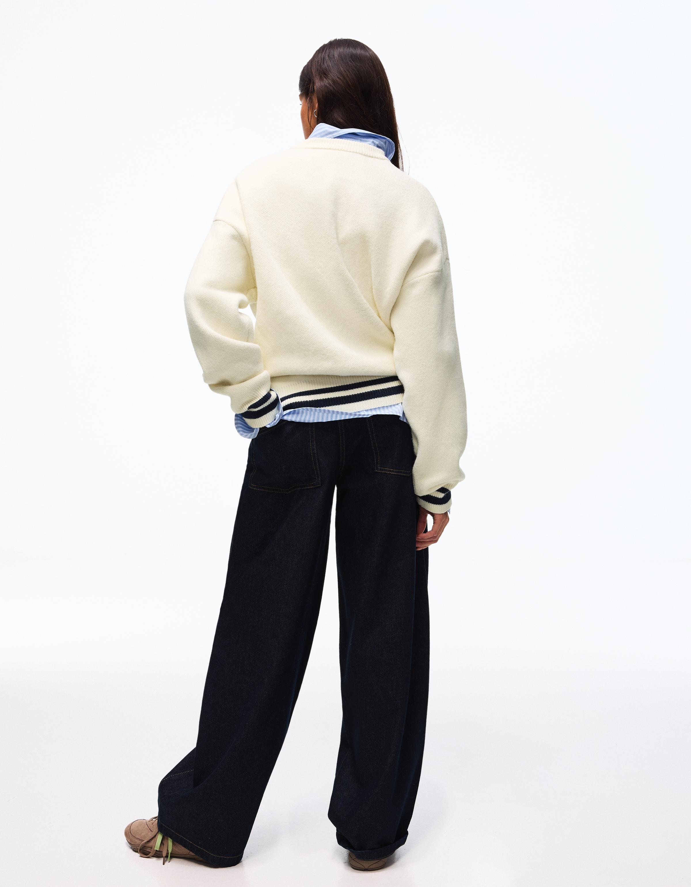 Havlu efektli baskılı jarse - Görsel 22