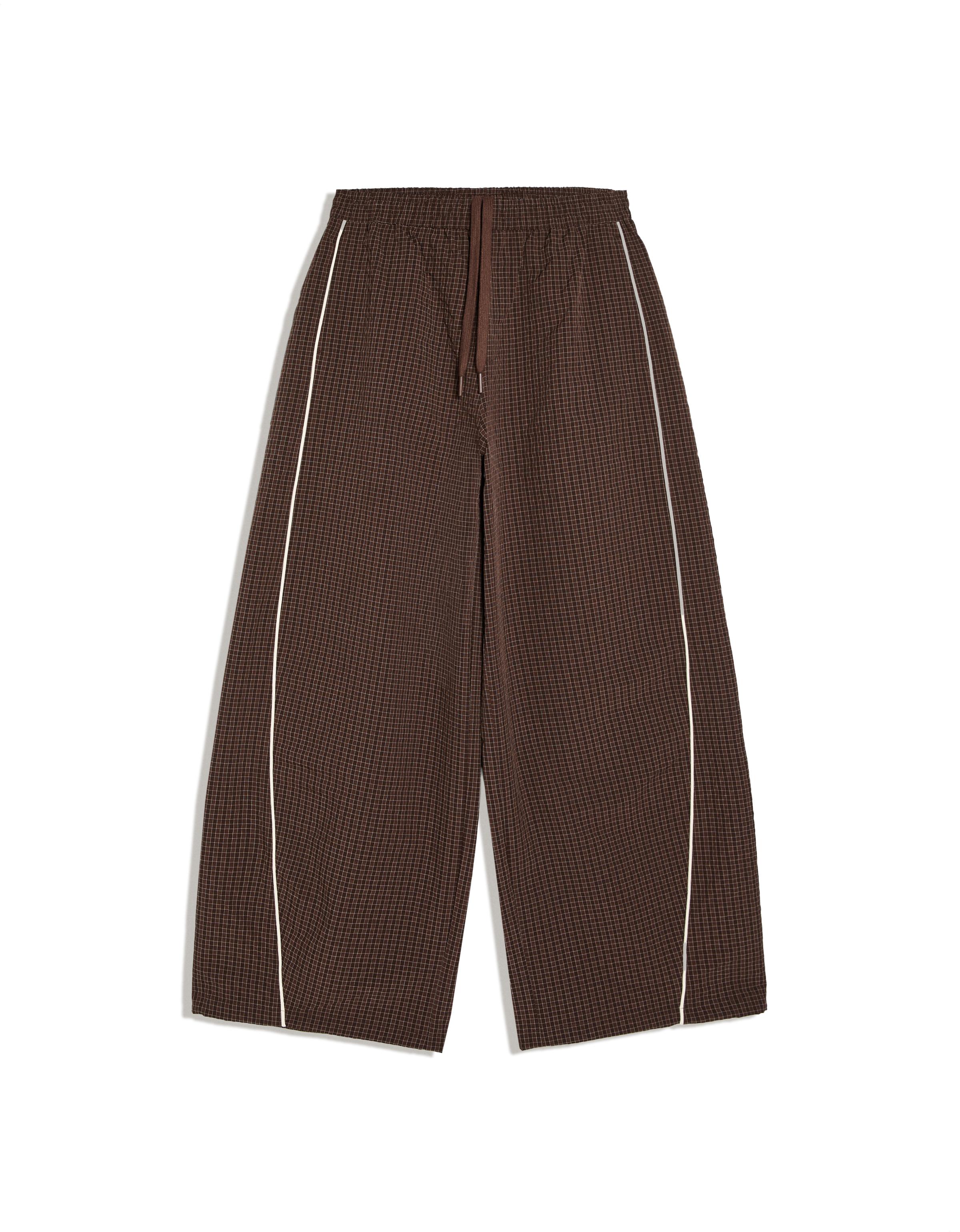 Technical parachute trousers — Brown