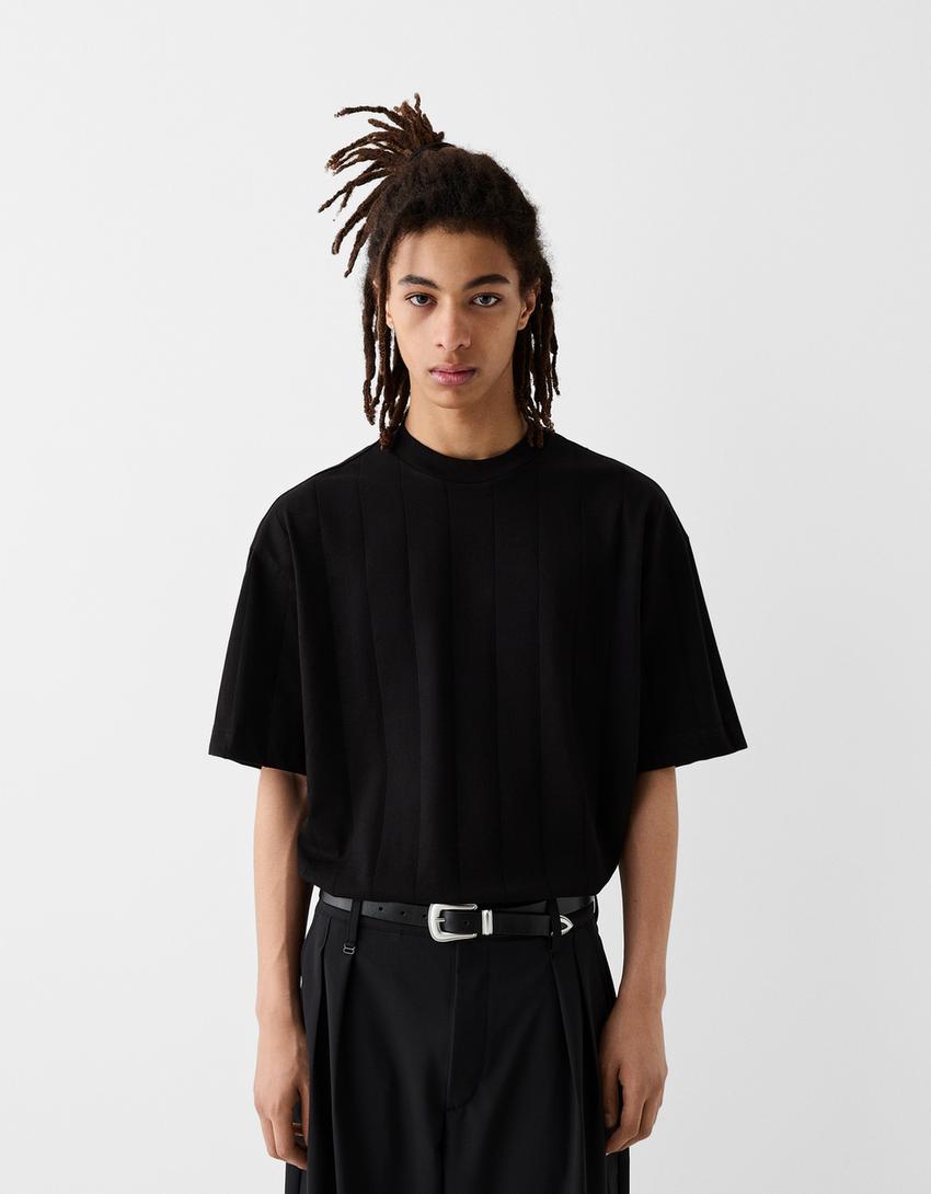 Ceinture en cuir-Noir-1